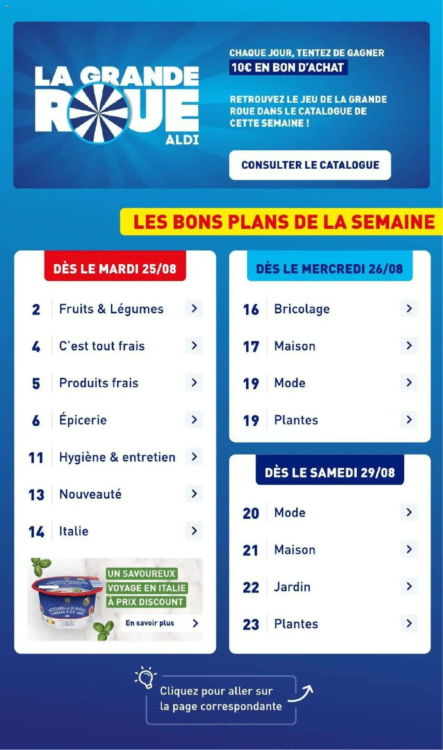 Aldi catalogue - brochure valable à partir du 25/08/2026, page 3 sur 47