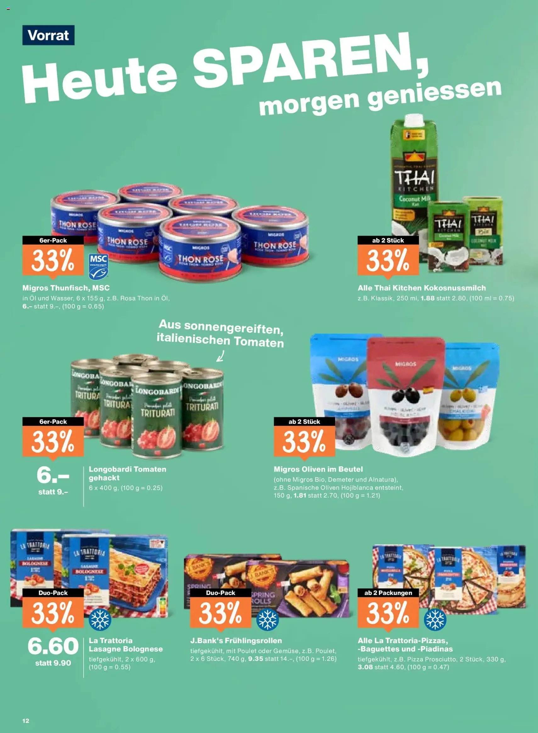 Migros aktionen - Gültiger Prospekt ab 20.08.2026, Seite 12 von insgesamt 20