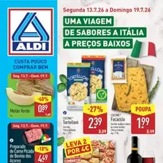 Aldi folheto - pré-visualização do folheto, válido a partir de 13/07/2026