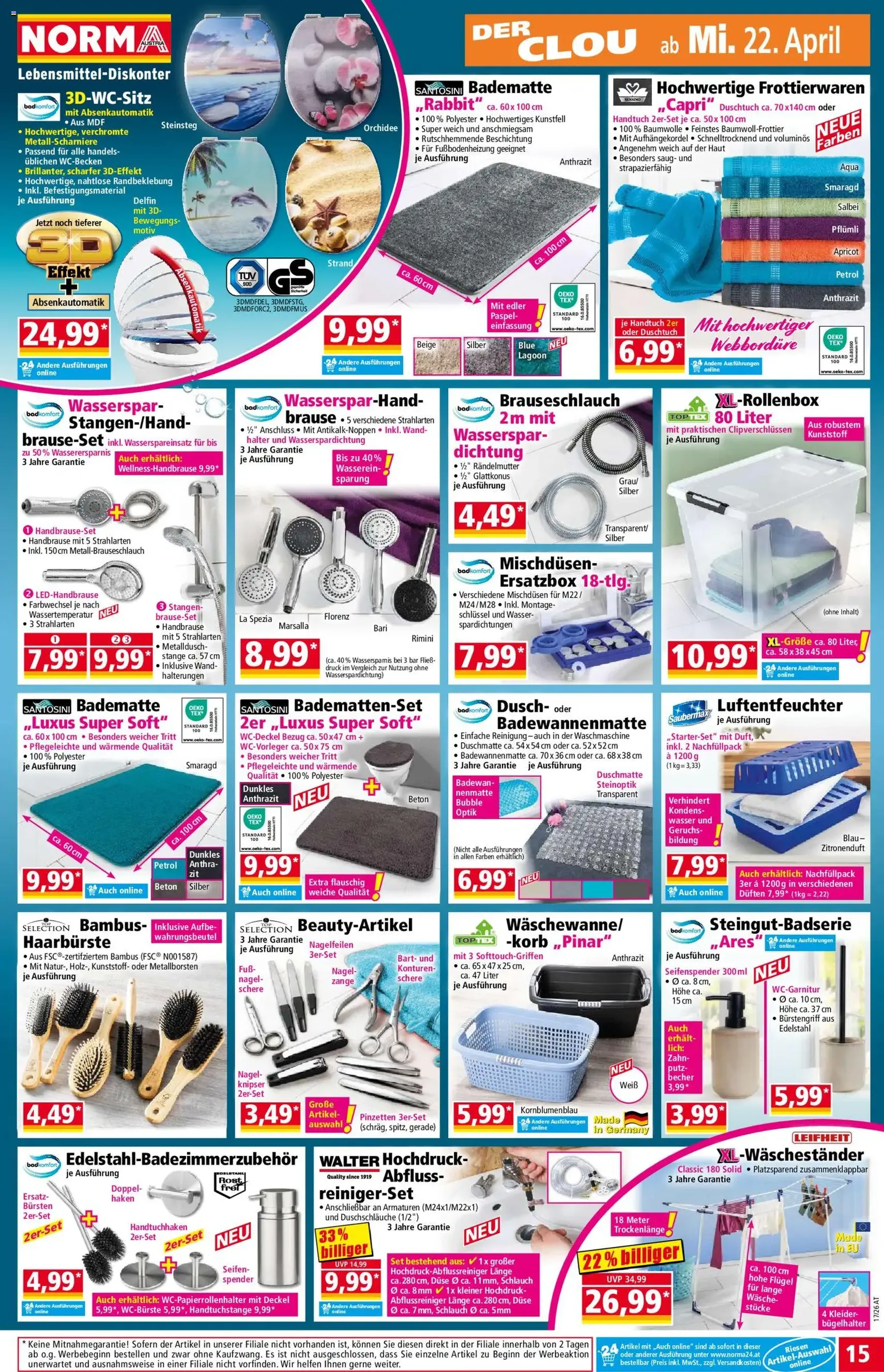 Norma Flugblatt - Gültiger Prospekt ab 20.04.2026, Seite 15 von insgesamt 20