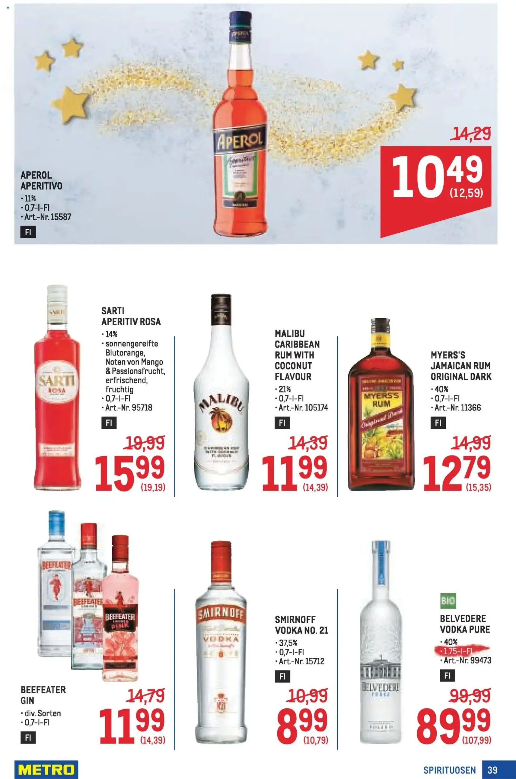 Metro angebote Profi - Gültiger Prospekt ab 13.11.2025, Seite 39 von insgesamt 64