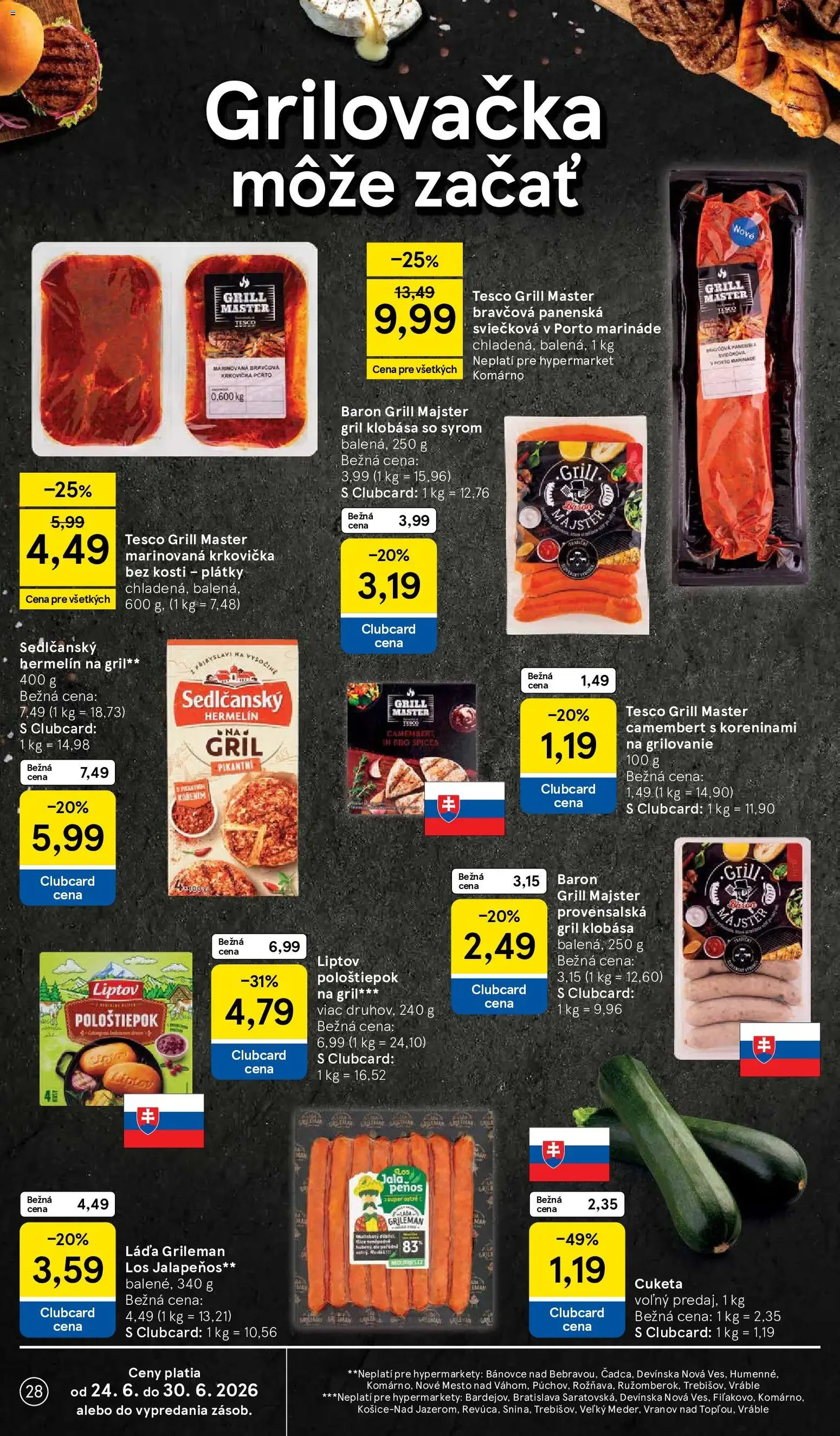 Tesco Hypermarket - leták - platný leták od 24.06.2026 strana 28 z 51