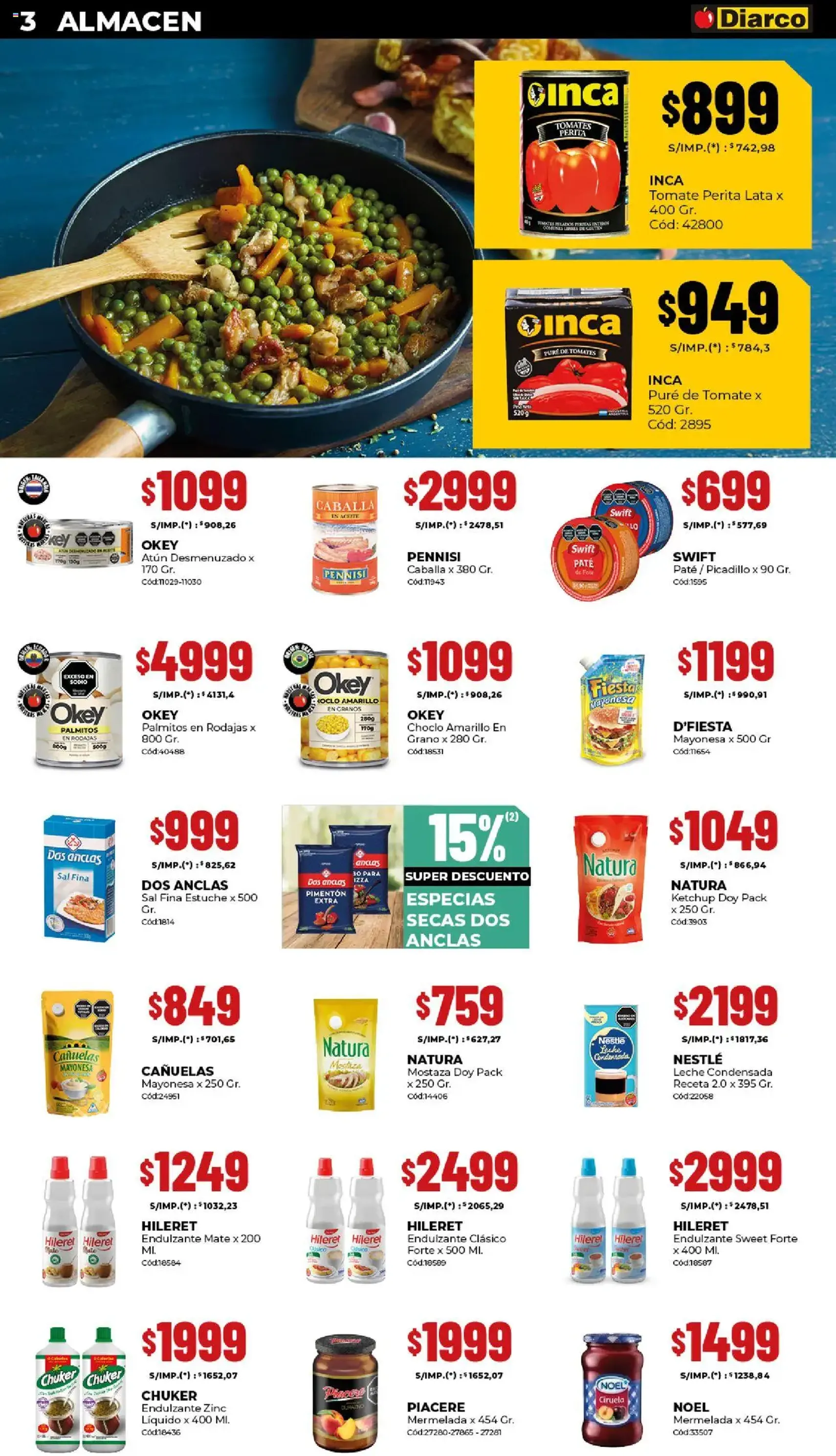 Diarco - Ofertas Sur - folleto válido desde 20/10/2025 página 3 de 22 Diarco - Ofertas Sur - folleto válido desde 20/10/2025 página 3 de 22
