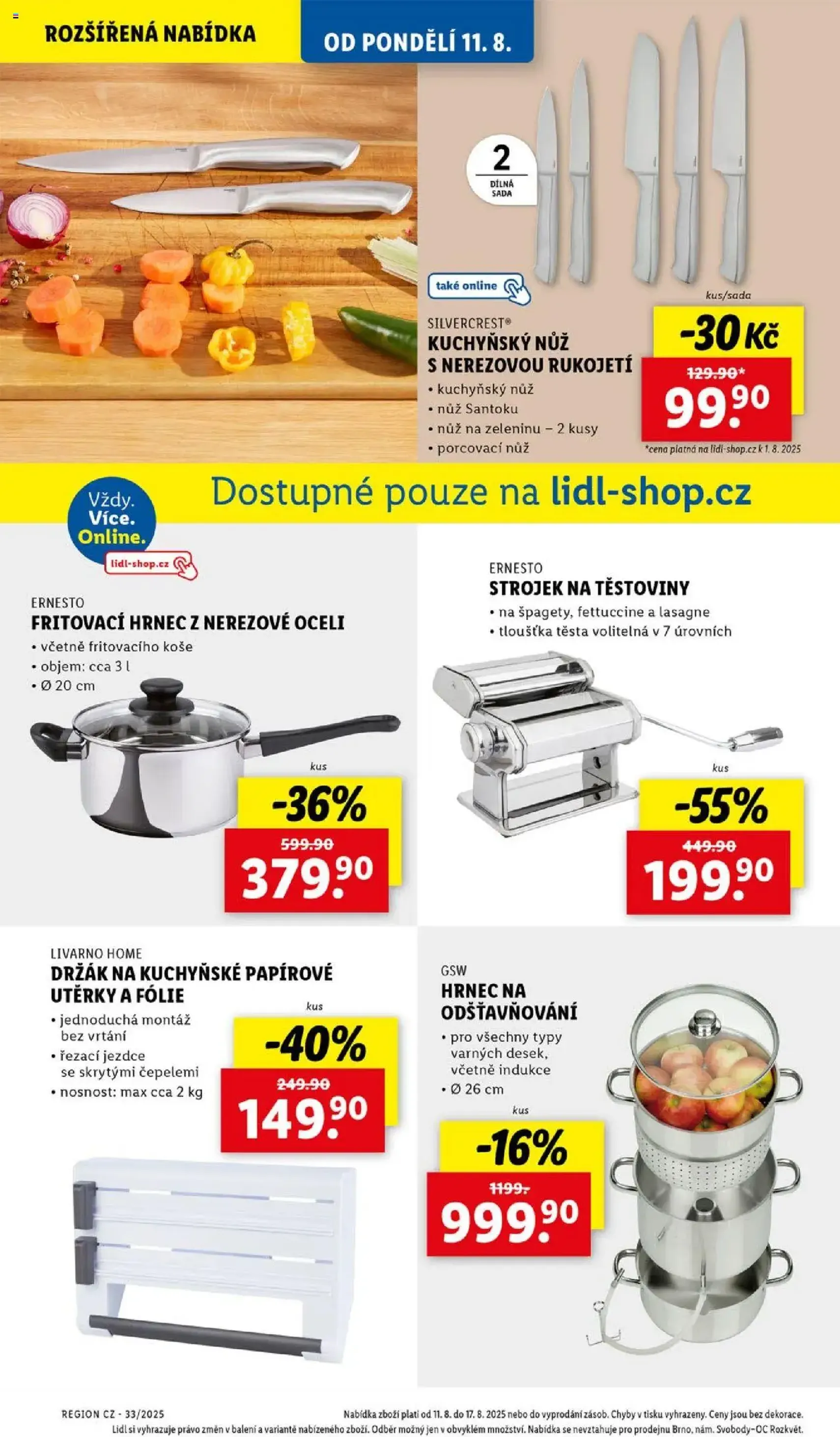 Lidl leták - platný leták od 11.08.2025 strana 33 z 45 Lidl leták - platný leták od 11.08.2025 strana 33 z 45