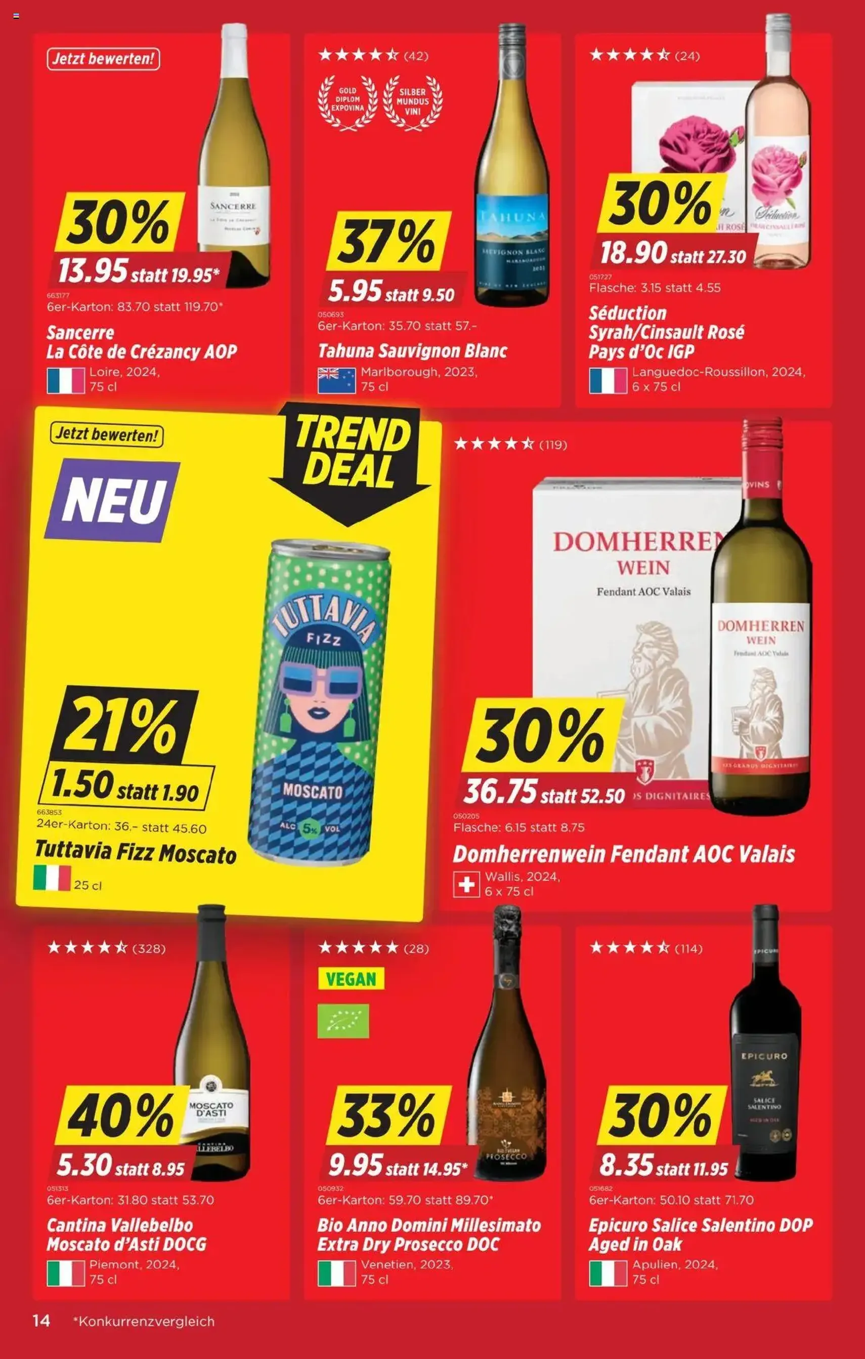 Denner Aktionen - Gültiger Prospekt ab 02.09.2025, Seite 14 von insgesamt 24 Denner Aktionen - Gültiger Prospekt ab 02.09.2025, Seite 14 von insgesamt 24