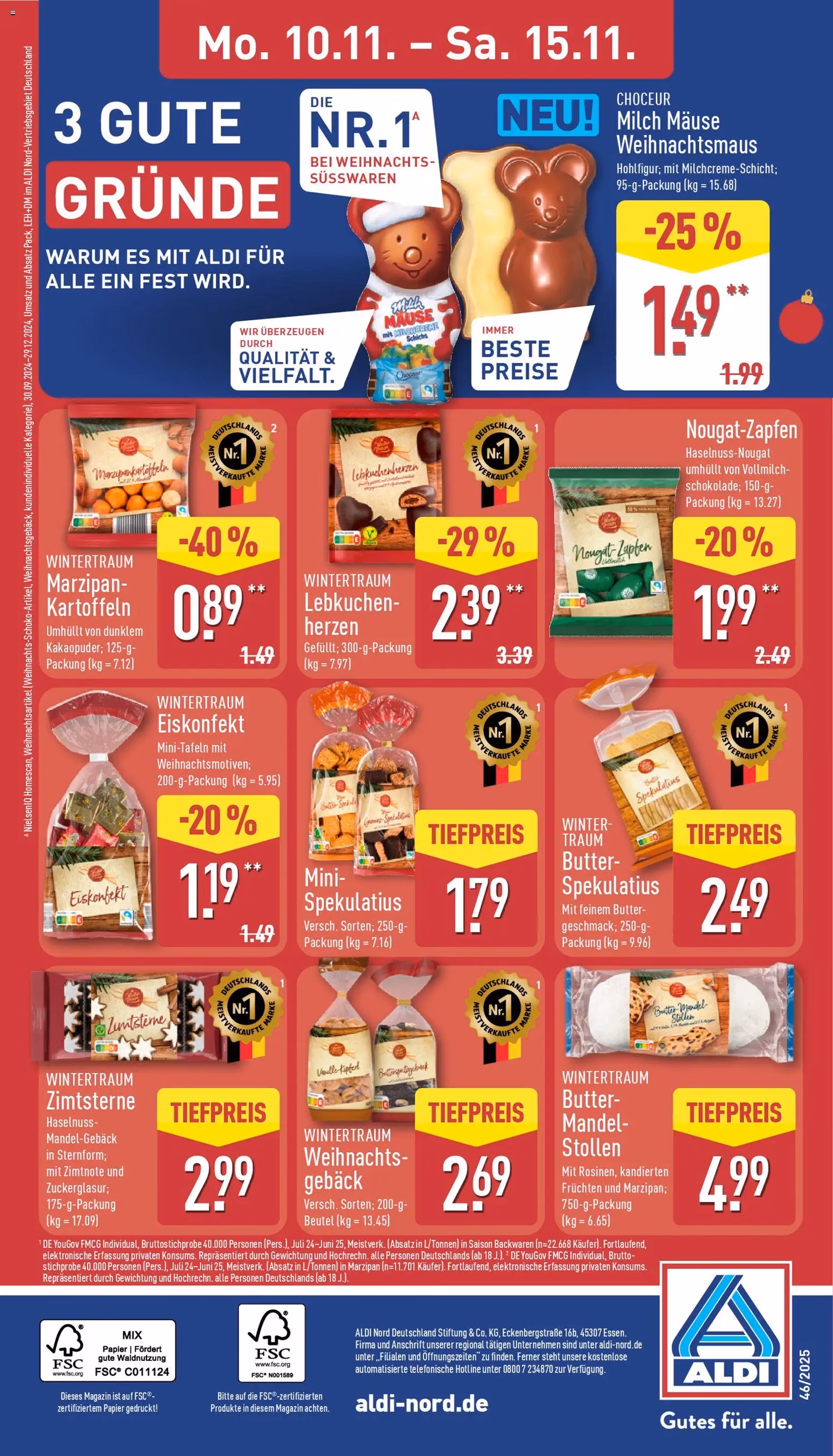 Aldi Prospekt - Gültiger Prospekt ab 10.11.2025, Seite 4 von insgesamt 42