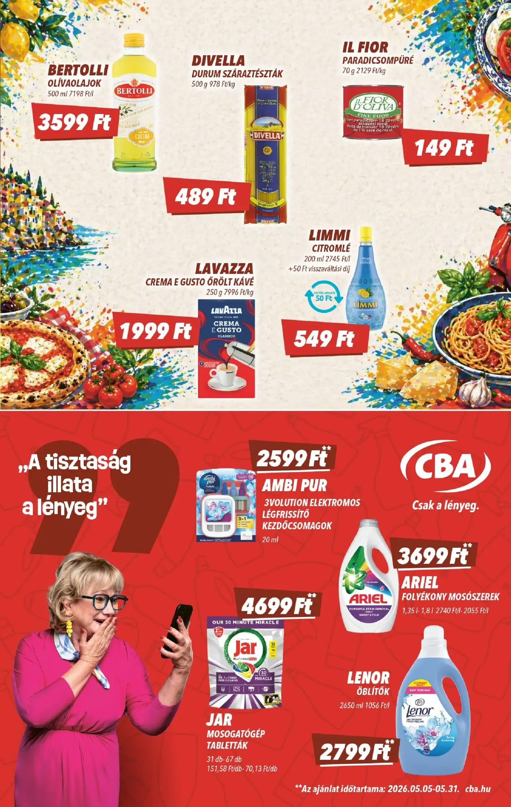 CBA akciós újság - 2026.05.21. érvényes szórólap 5 oldal 8 oldalból