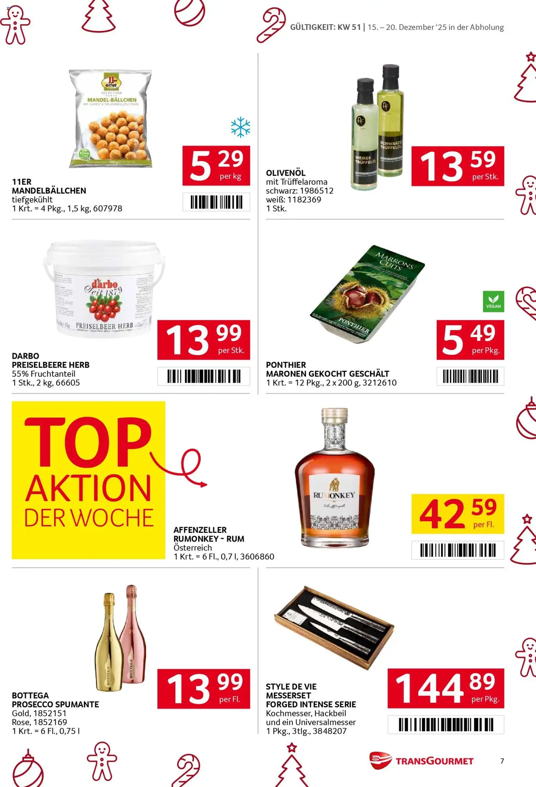 Transgourmet Flugblatt - Gültiger Prospekt ab 15.12.2025, Seite 7 von insgesamt 39