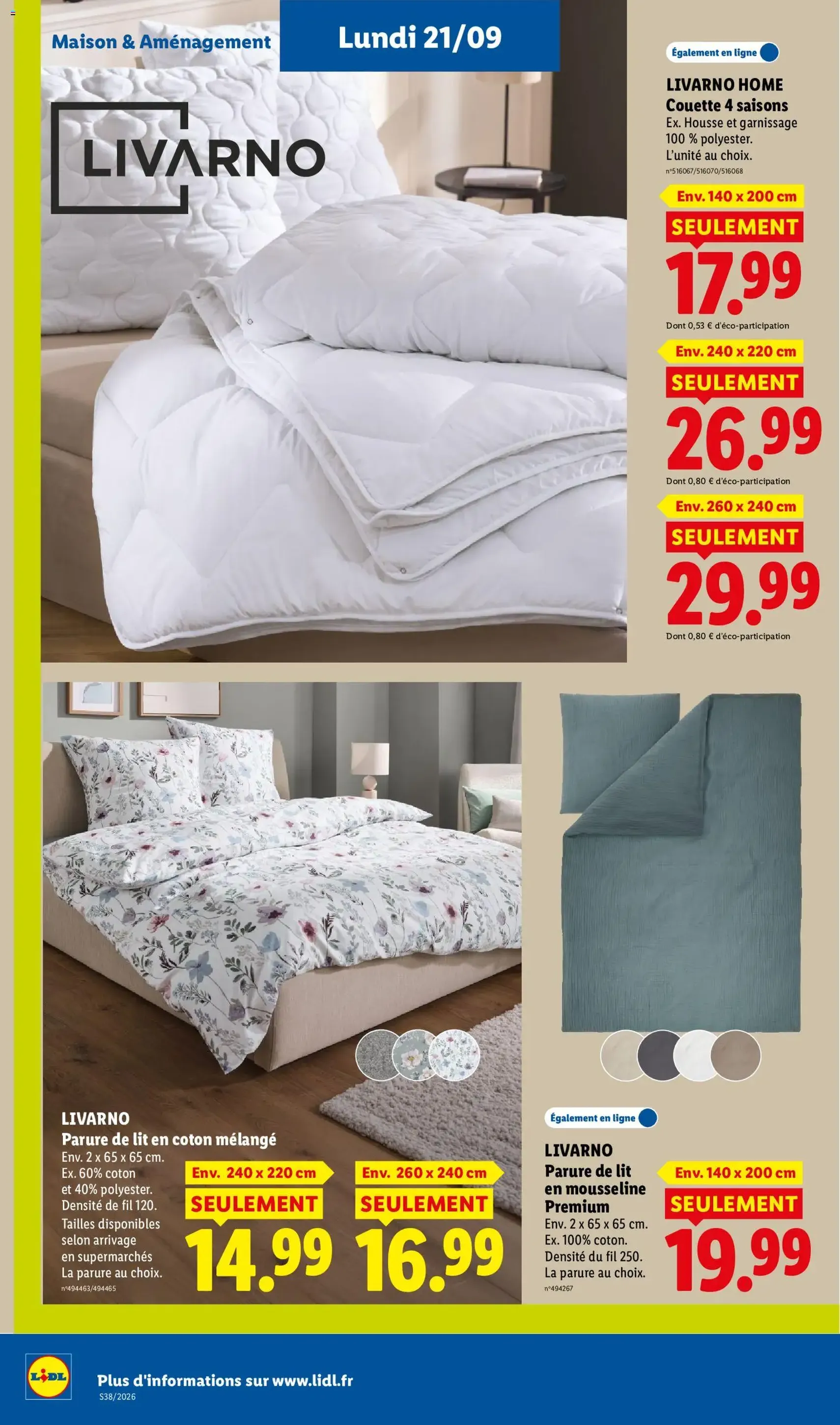 LIDL catalogue - brochure valable à partir du 17/09/2026, page 62 sur 67