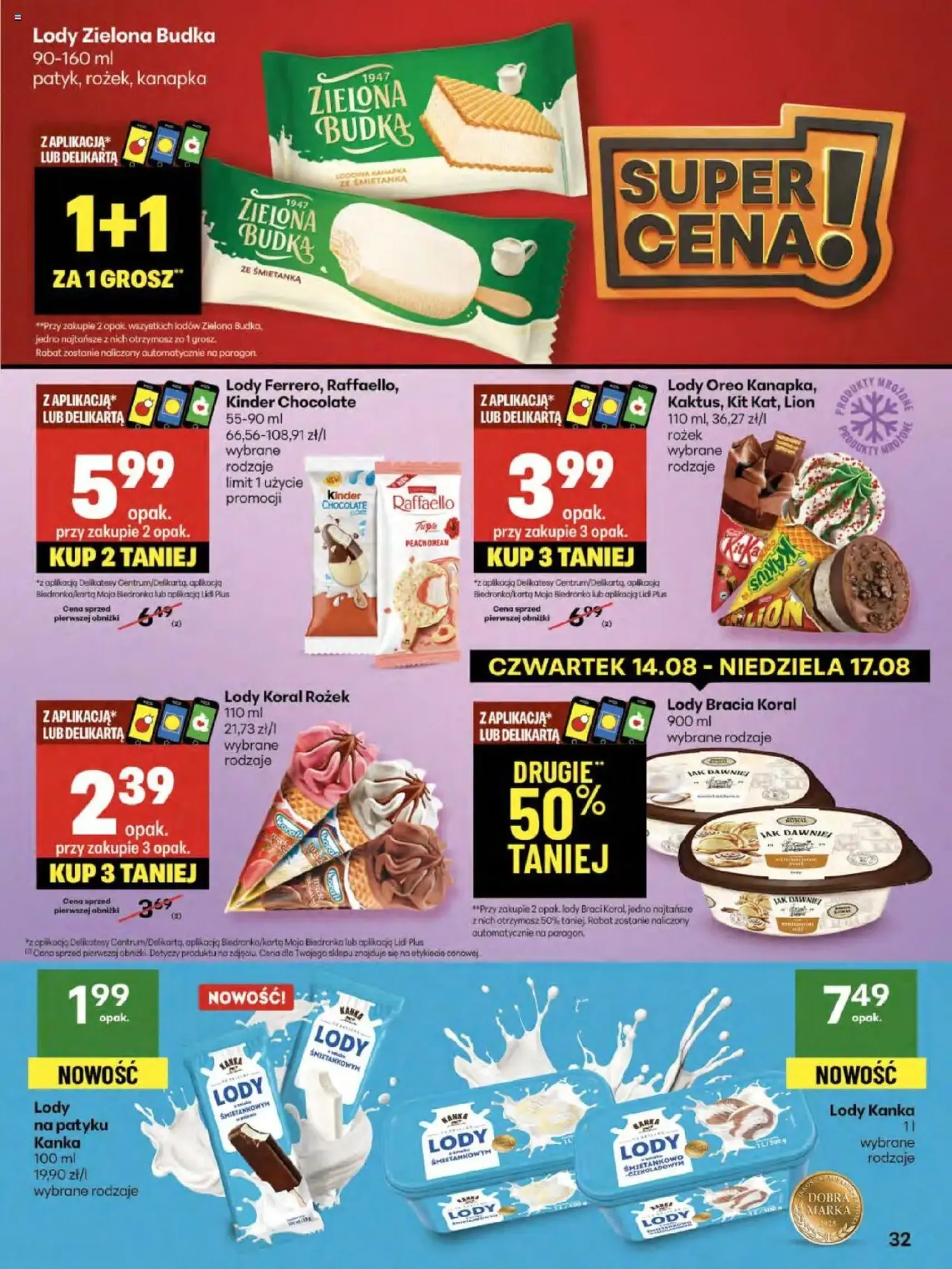 Delikatesy Centrum Gazetka - ważny gazetka od 14.08.2025 strona 32 z 52 Delikatesy Centrum Gazetka - ważny gazetka od 14.08.2025 strona 32 z 52