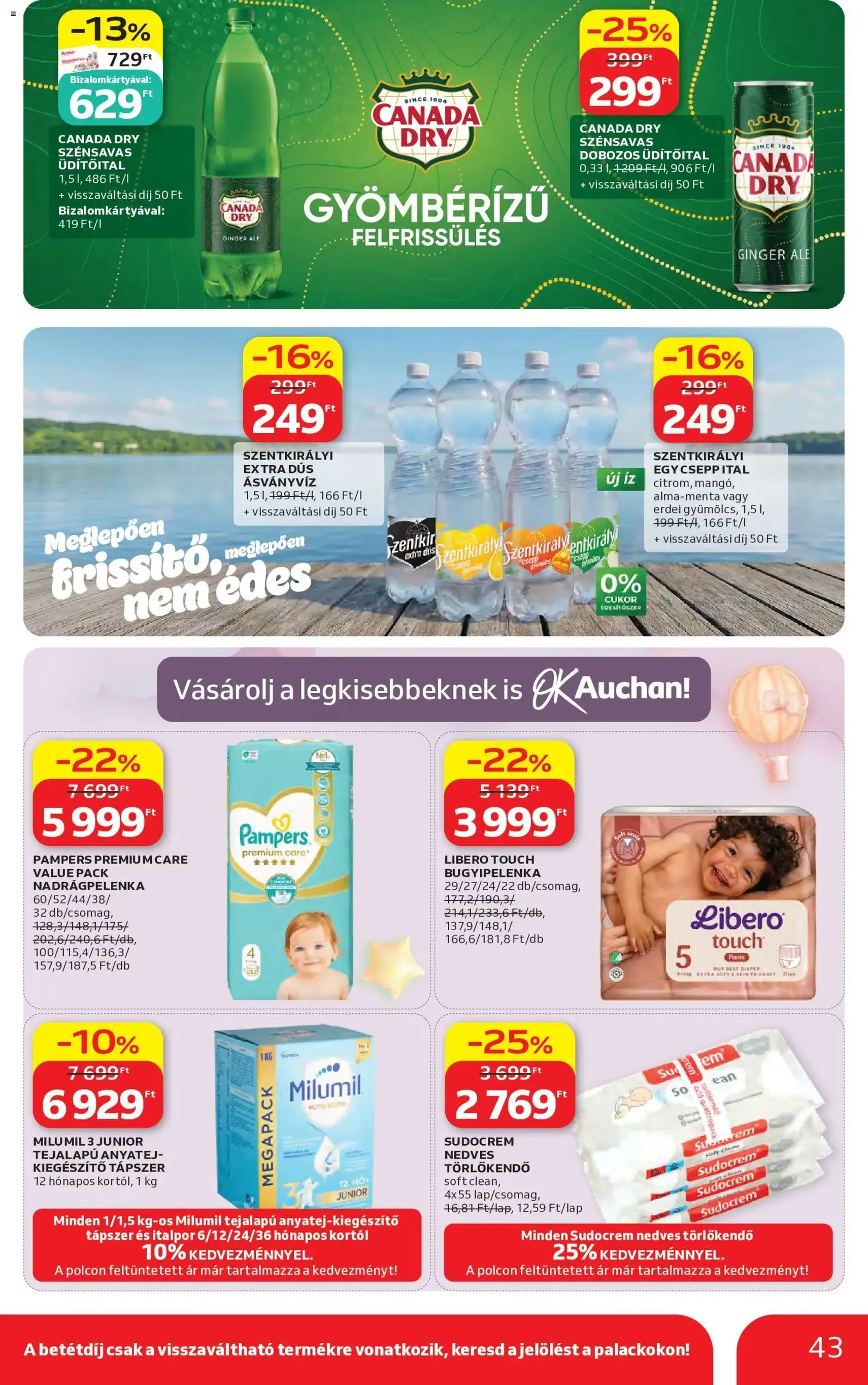 Auchan akciós újság - 2026.05.14. érvényes szórólap 43 oldal 58 oldalból
