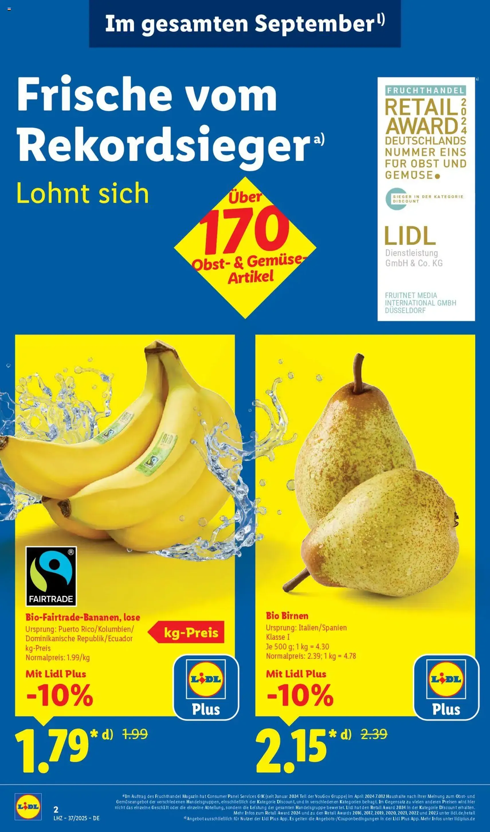 Lidl Prospekt - Gültiger Prospekt ab 08.09.2025, Seite 2 von insgesamt 67 Lidl Prospekt - Gültiger Prospekt ab 08.09.2025, Seite 2 von insgesamt 67