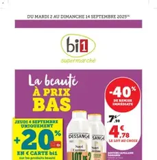 Bi1 catalogue - Prévisualisation du catalogue valable à partir du 01/09/2025