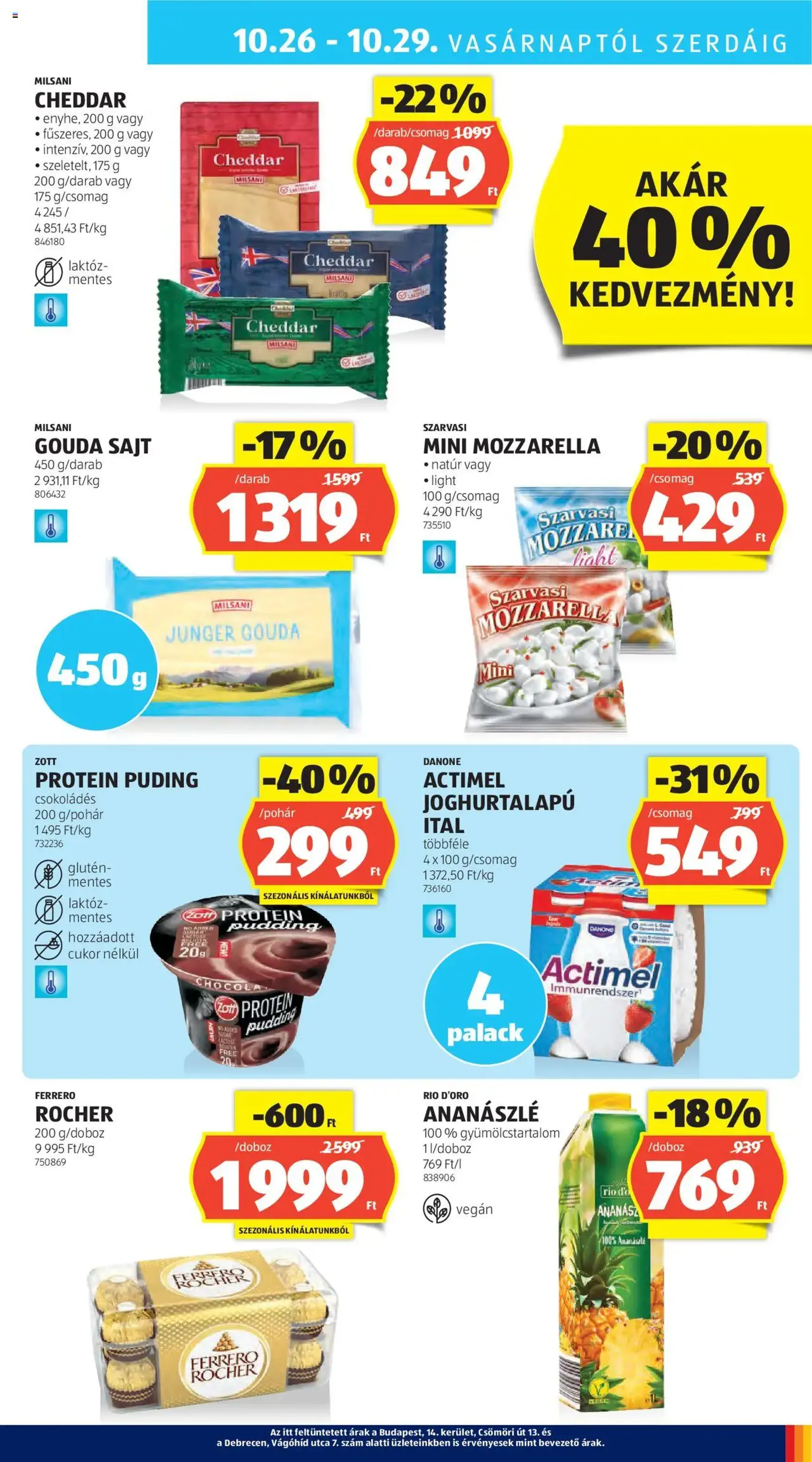 Aldi Akciós újság - 2025.10.24. érvényes szórólap 31 oldal 51 oldalból Aldi Akciós újság - 2025.10.24. érvényes szórólap 31 oldal 51 oldalból