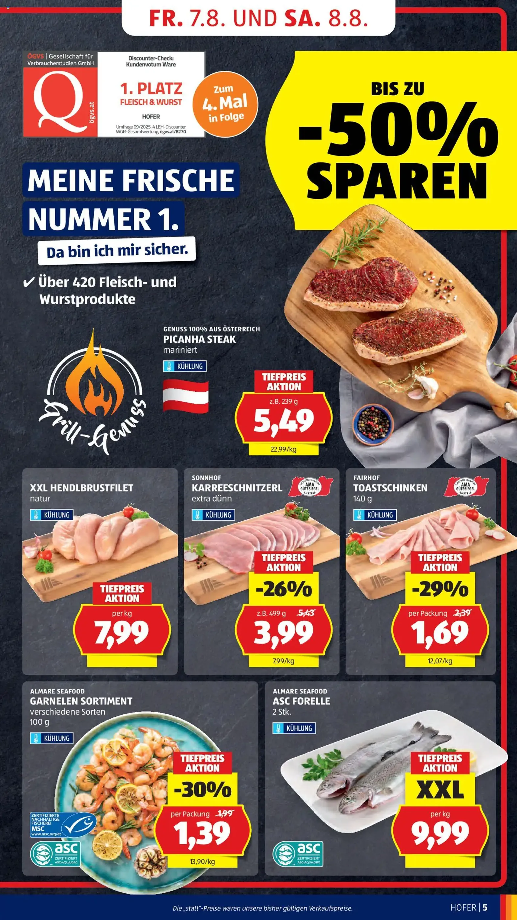 Hofer Flugblatt - Gültiger Prospekt ab 07.08.2026, Seite 17 von insgesamt 47