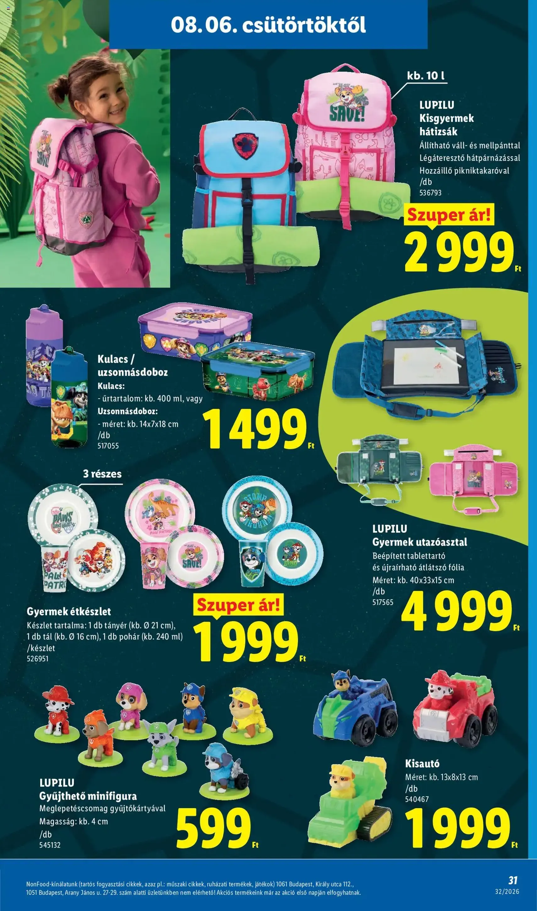 Lidl akciós újság - 2026.08.06. érvényes szórólap 31 oldal 80 oldalból