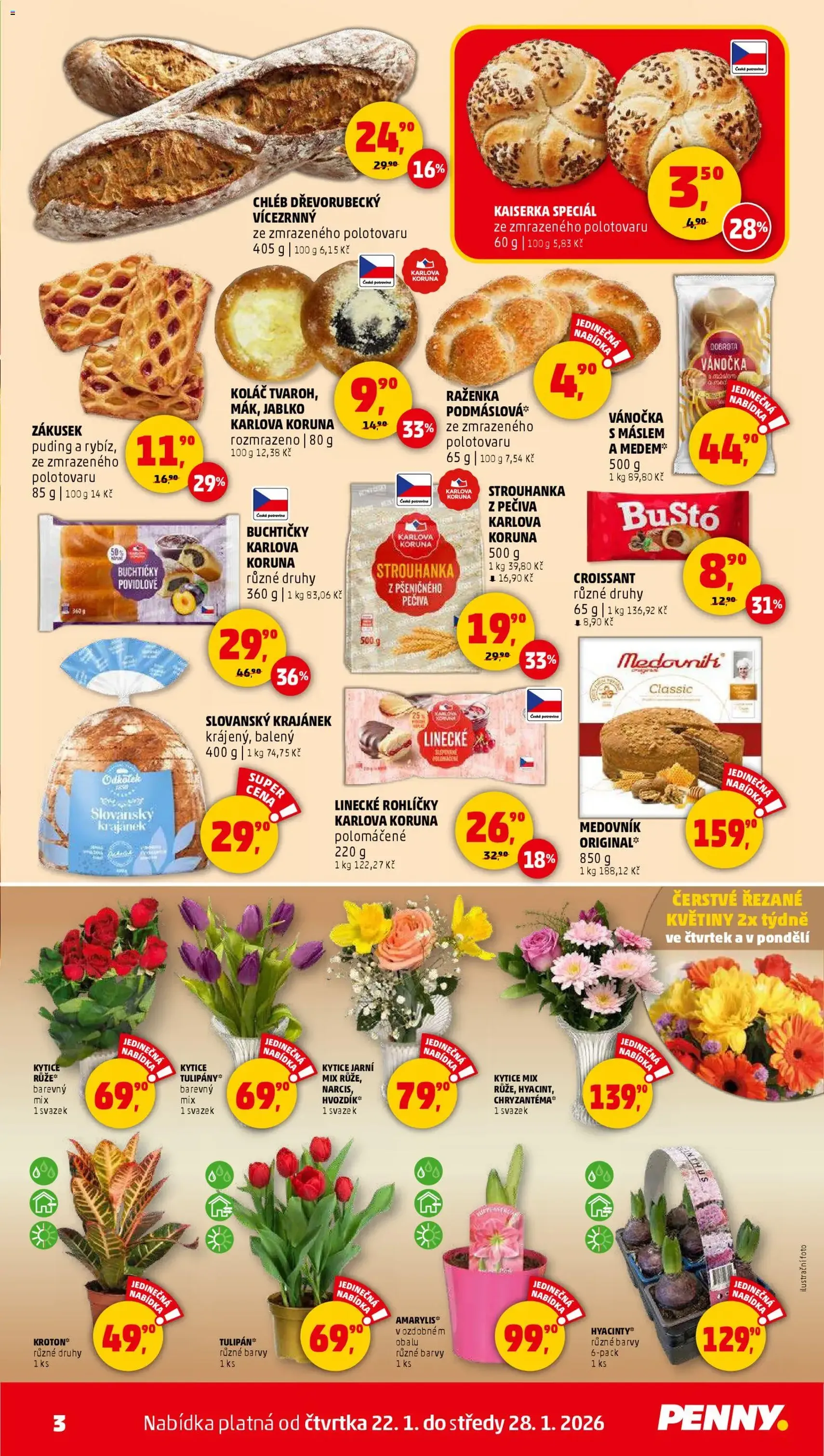 Penny Market leták - Čtvrtečník - platný leták od 22.01.2026 strana 3 z 36
