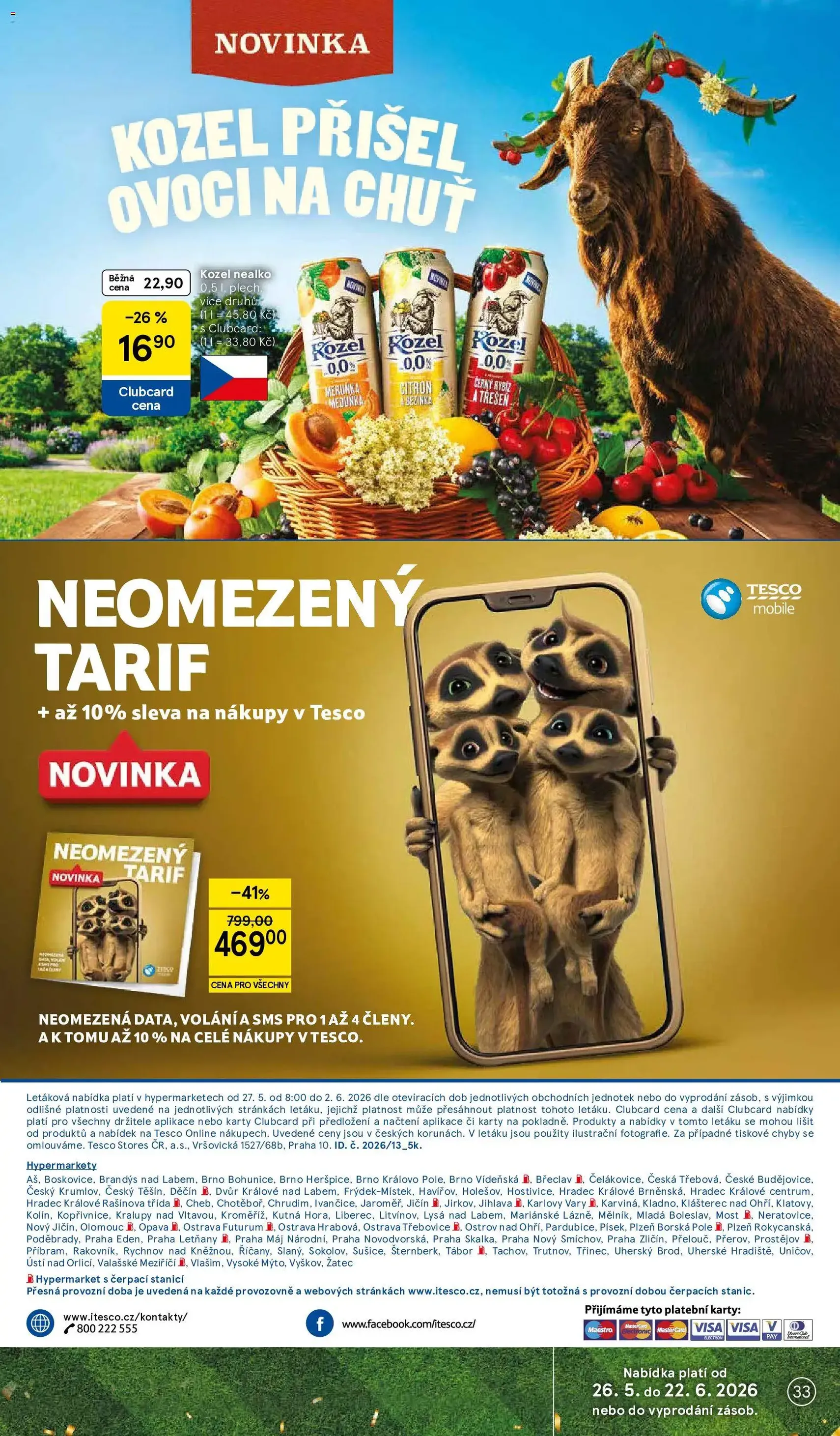 Tesco leták - Hypermarket - platný leták od 27.05.2026 strana 33 z 37