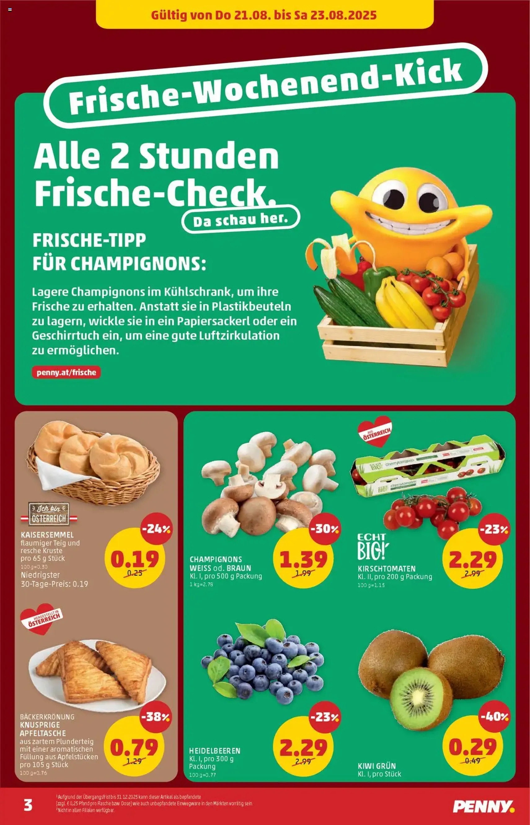 Penny Markt Flugblatt - Gültiger Prospekt ab 21.08.2025, Seite 3 von insgesamt 32