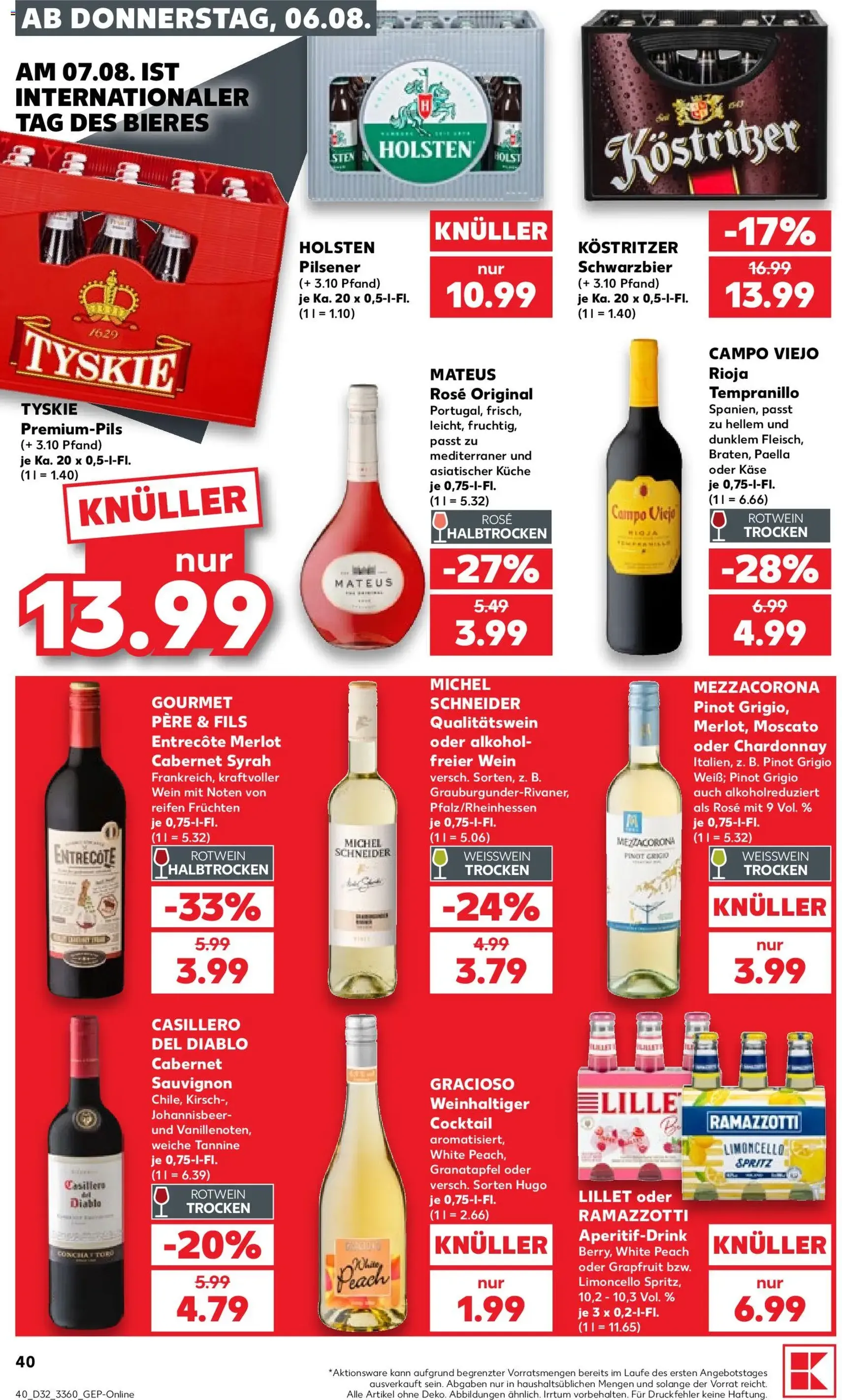 Kaufland Prospekt - Gültiger Prospekt ab 06.08.2026, Seite 40 von insgesamt 58