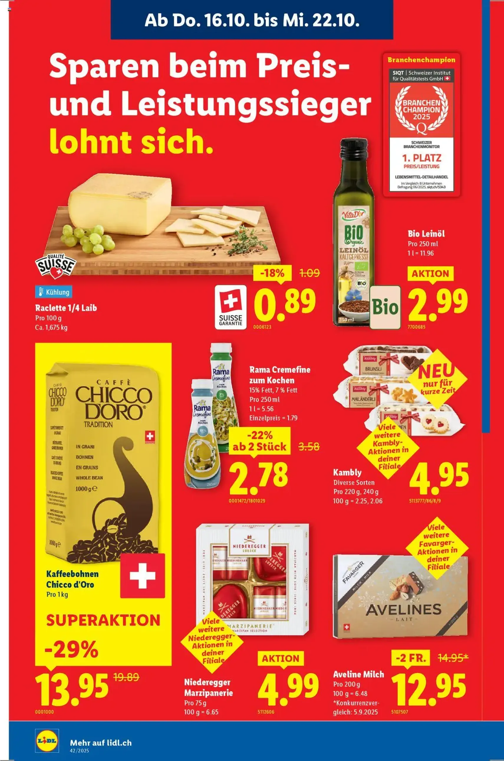 Lidl Aktionen - Gültiger Prospekt ab 16.10.2025, Seite 8 von insgesamt 32 Lidl Aktionen - Gültiger Prospekt ab 16.10.2025, Seite 8 von insgesamt 32