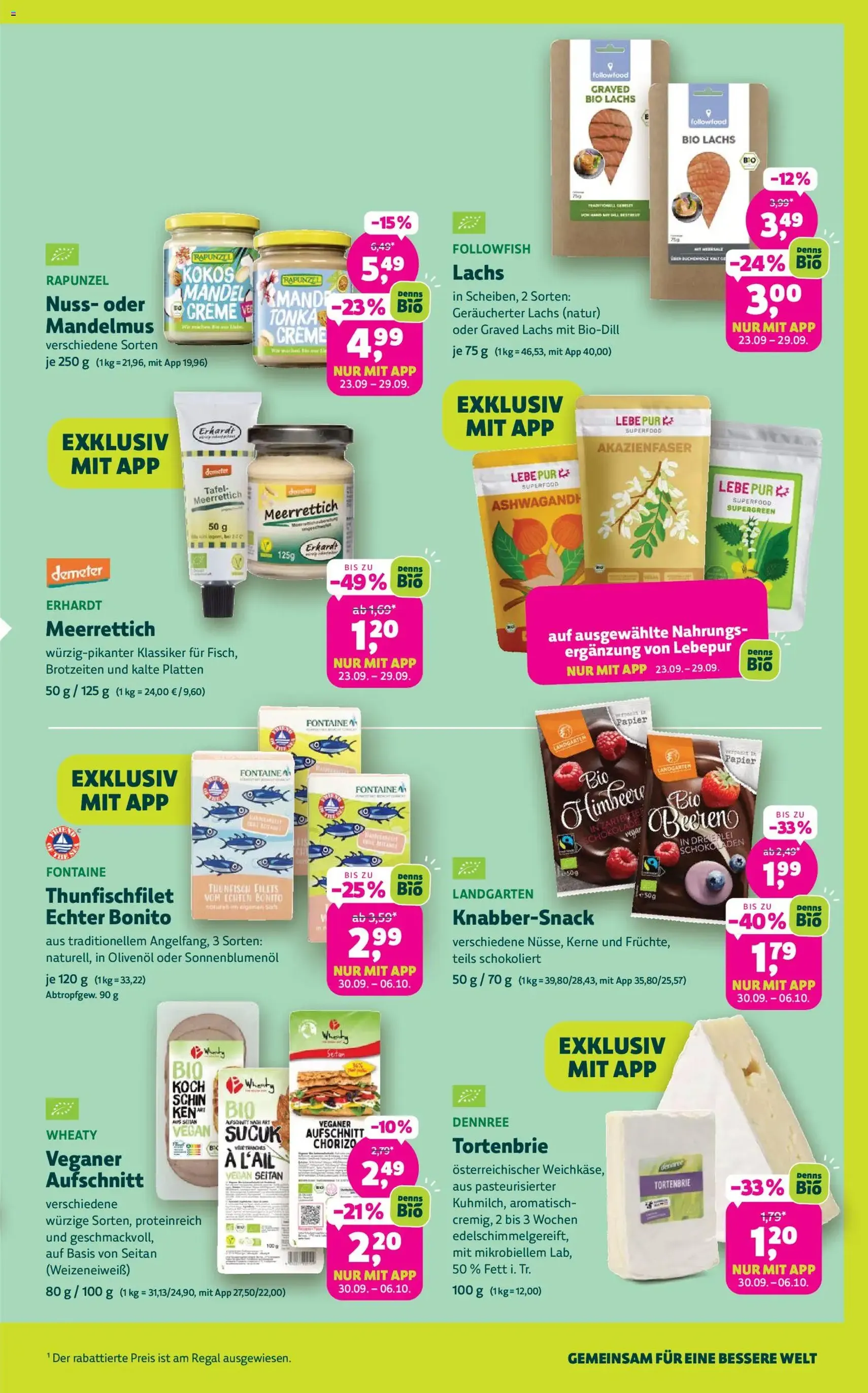 Denns BioMarkt Angebote - Gültiger Prospekt ab 23.09.2026, Seite 3 von insgesamt 16