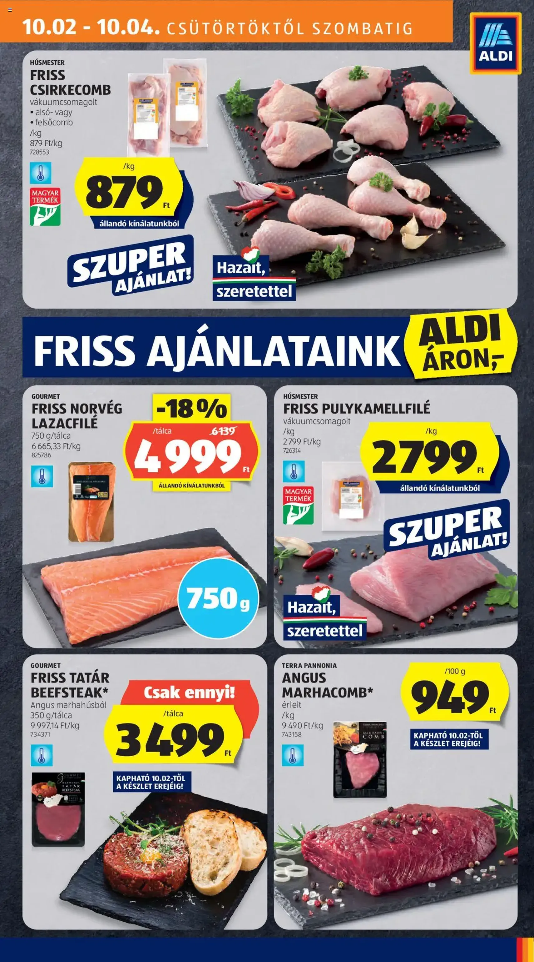 Aldi Akciós újság - 2025.10.02. érvényes szórólap 11 oldal 40 oldalból Aldi Akciós újság - 2025.10.02. érvényes szórólap 11 oldal 40 oldalból