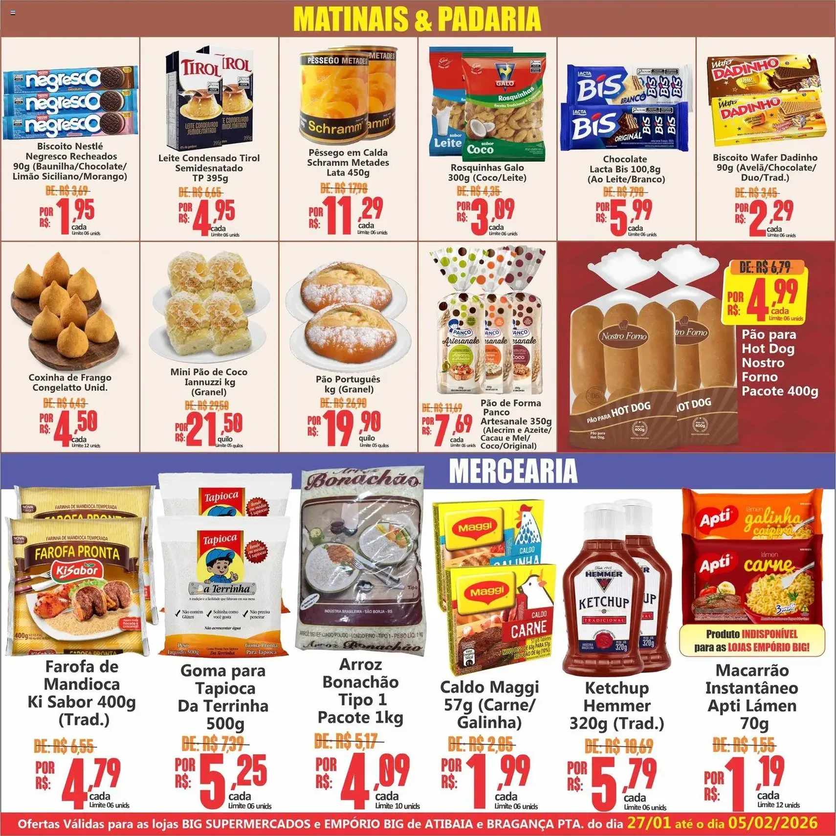 Big Supermercados - Ofertas da semana - folheto válido a partir de 27/01/2026 página 4 de 6
