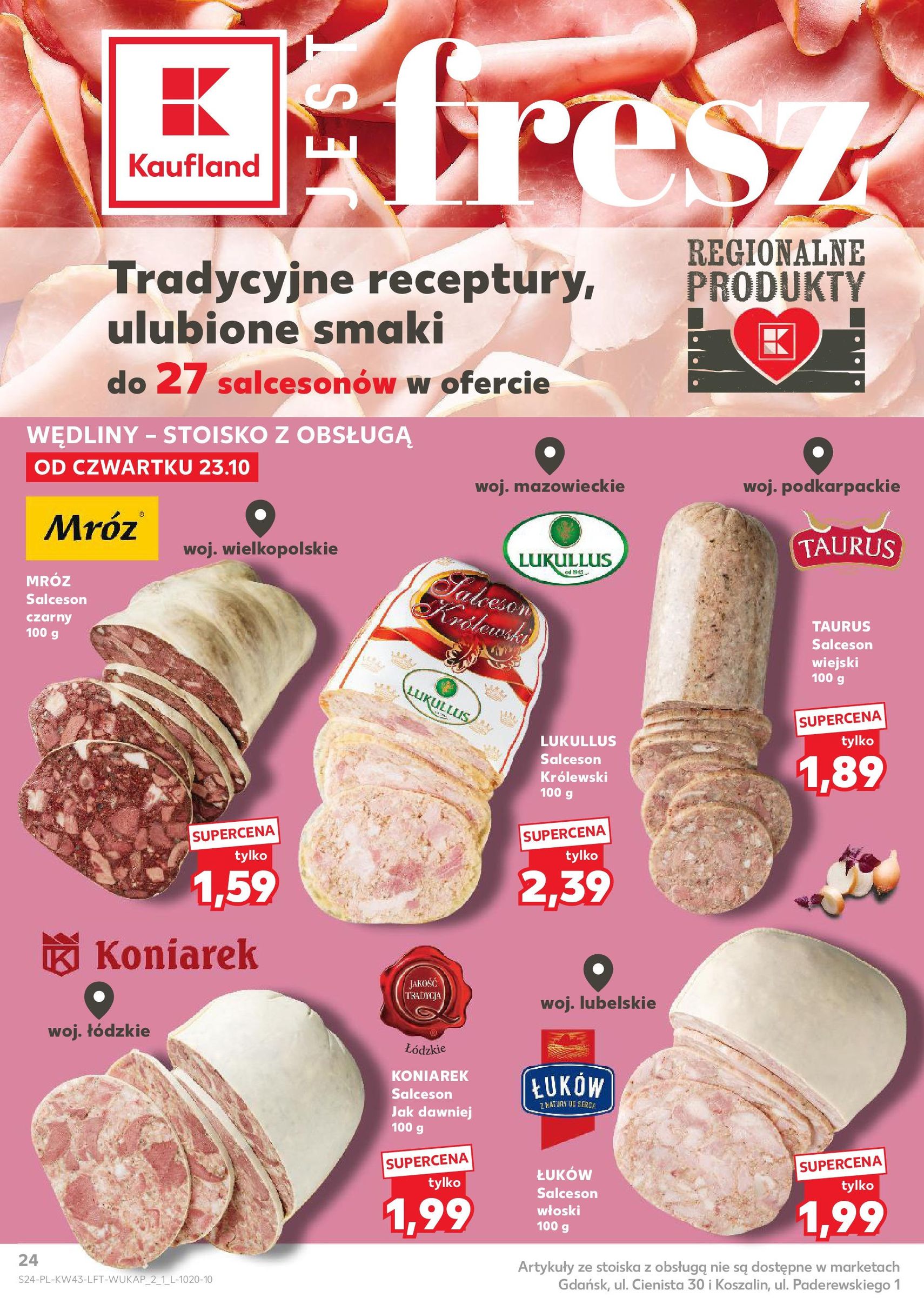Kaufland gazetka - ważny gazetka od 23.10.2025 strona 24 z 67 Kaufland gazetka - ważny gazetka od 23.10.2025 strona 24 z 67