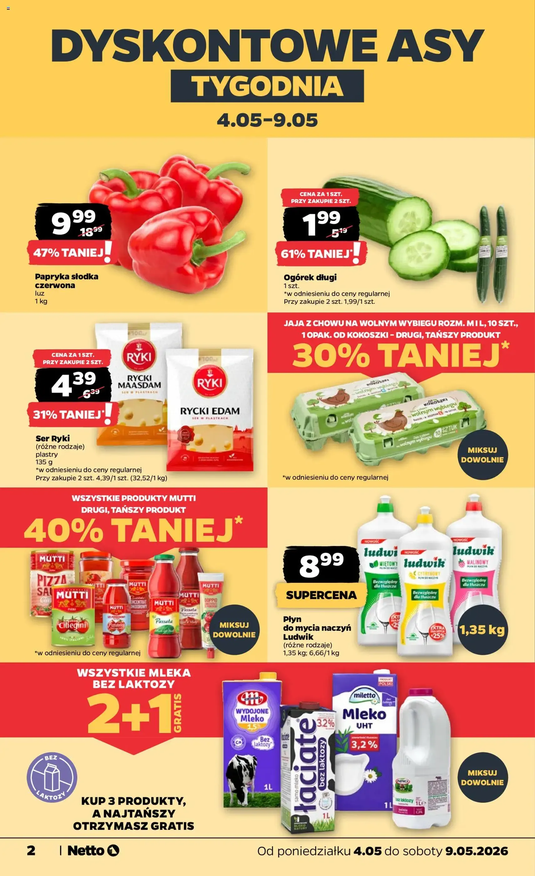 Netto gazetka od poniedziałku spożywcza - ważny gazetka od 04.05.2026 strona 2 z 31
