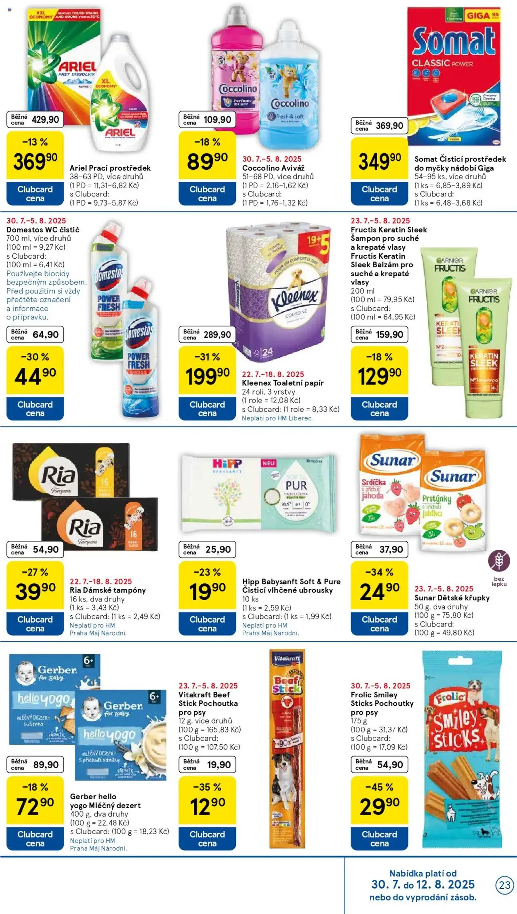 Tesco leták - Hypermarket - platný leták od 30.07.2025 strana 23 z 28 Tesco leták - Hypermarket - platný leták od 30.07.2025 strana 23 z 28