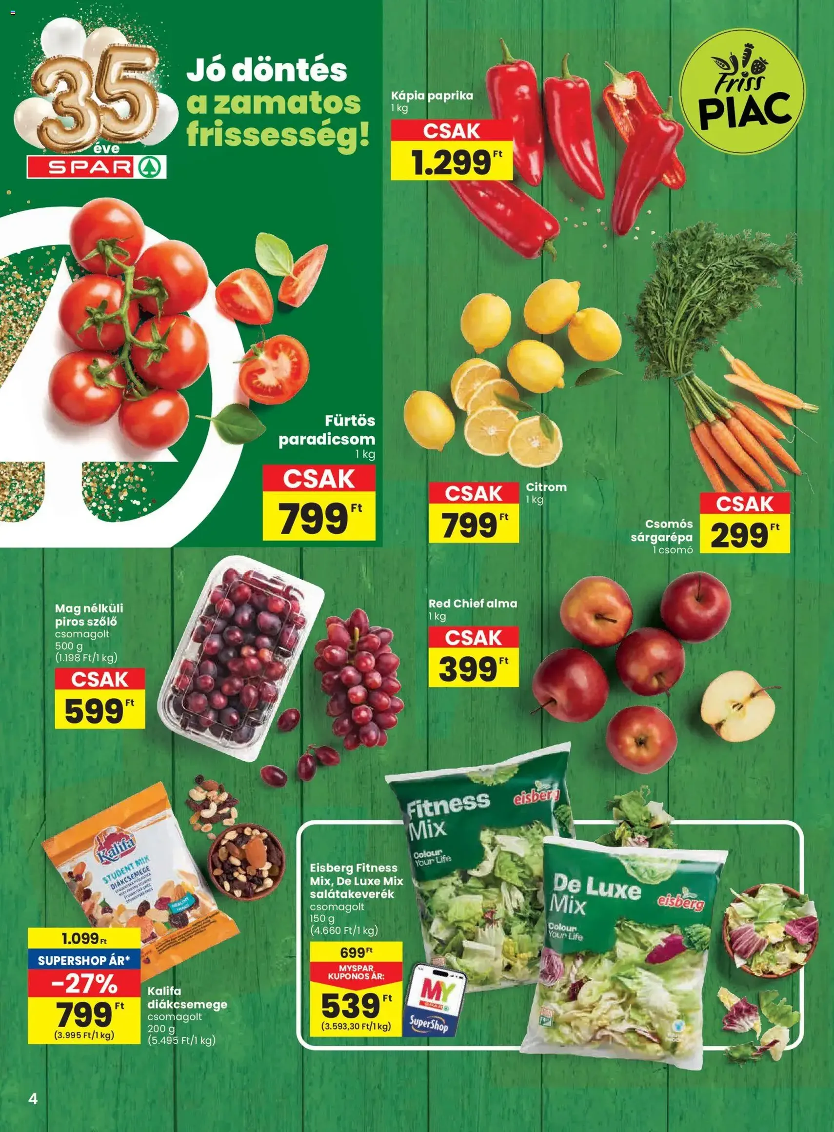 Spar akciós újság - 2026.03.05. érvényes szórólap 4 oldal 20 oldalból