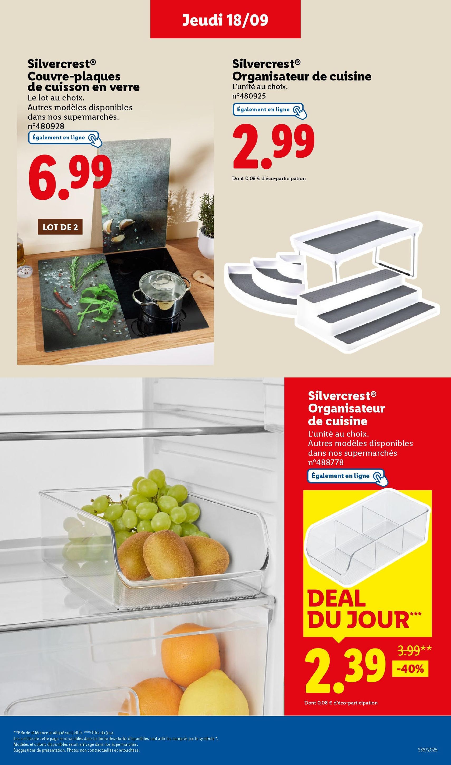 LIDL catalogue semaine 38 - brochure valable à partir du 18/09/2025, page 45 sur 75
