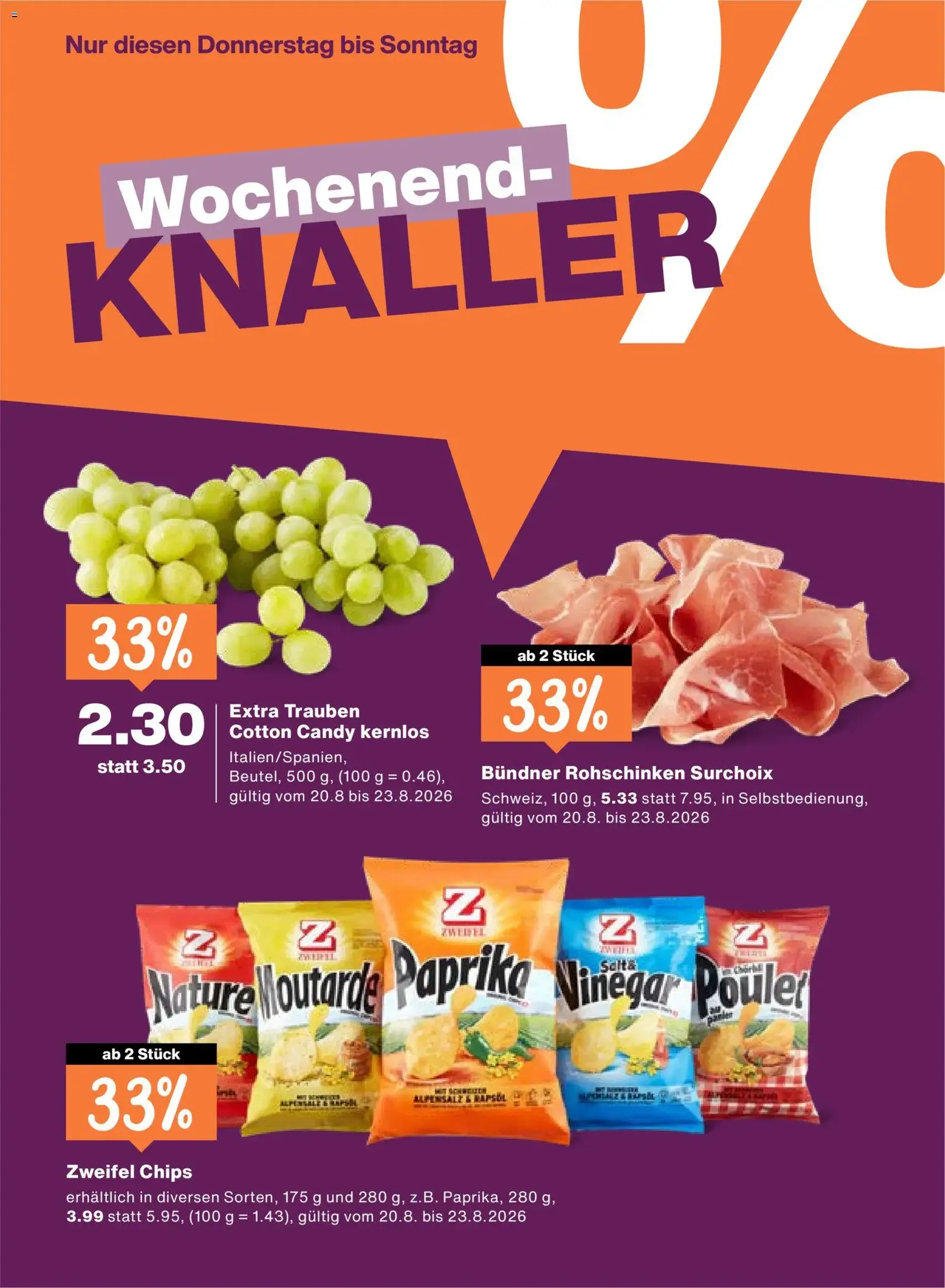 Migros aktionen - Gültiger Prospekt ab 20.08.2026, Seite 20 von insgesamt 20