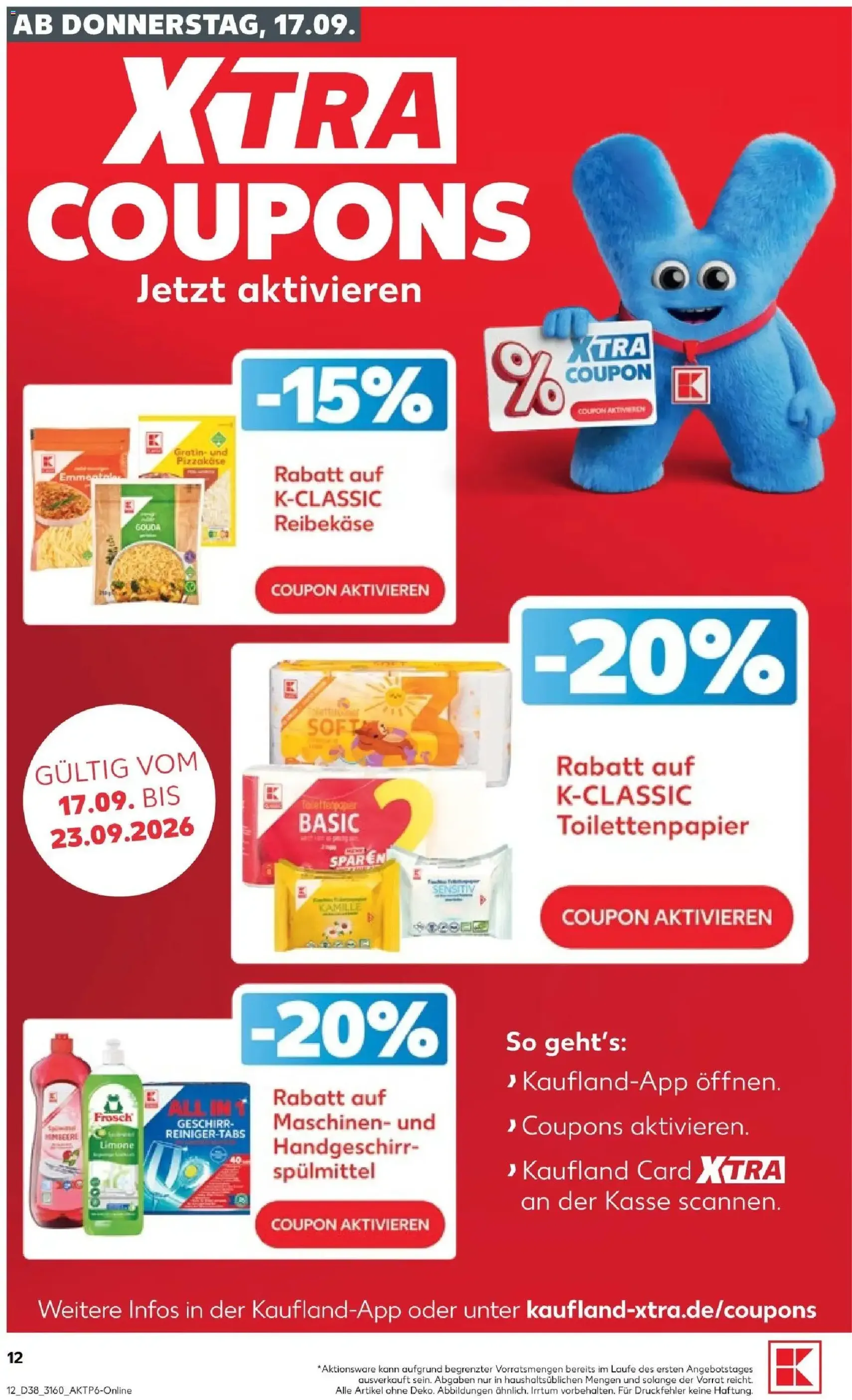 Kaufland Prospekt - Gültiger Prospekt ab 17.09.2026, Seite 12 von insgesamt 66