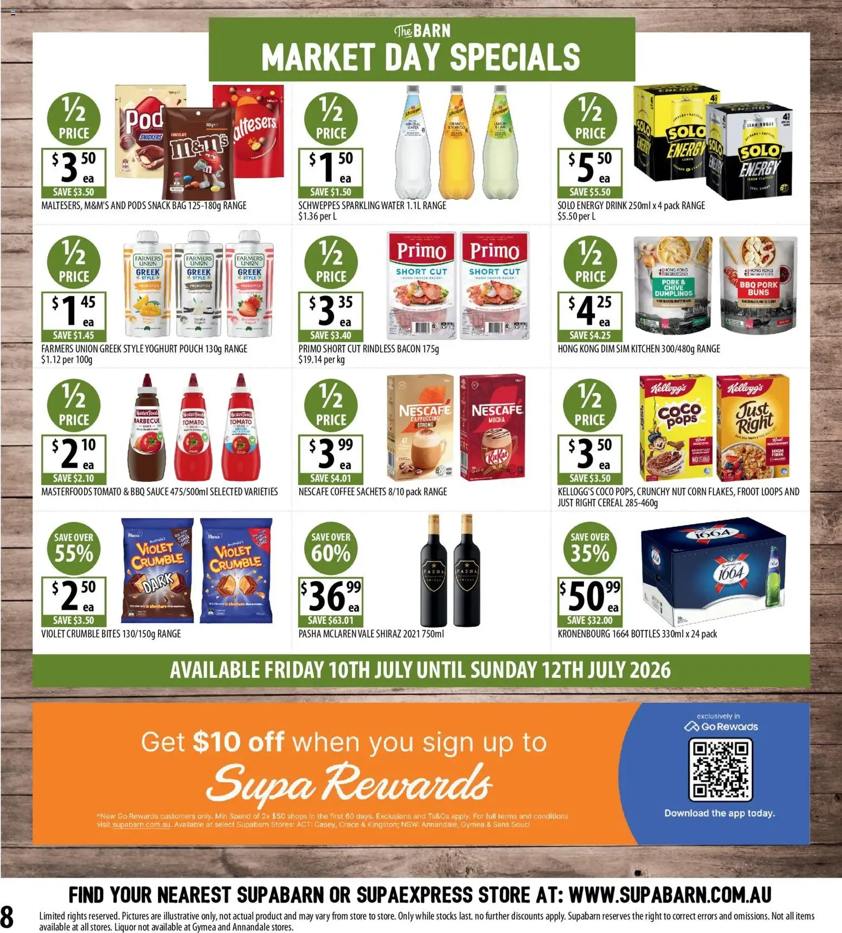 Supabarn catalogue - valid flyer from 08/07/2026, page 8 of 8