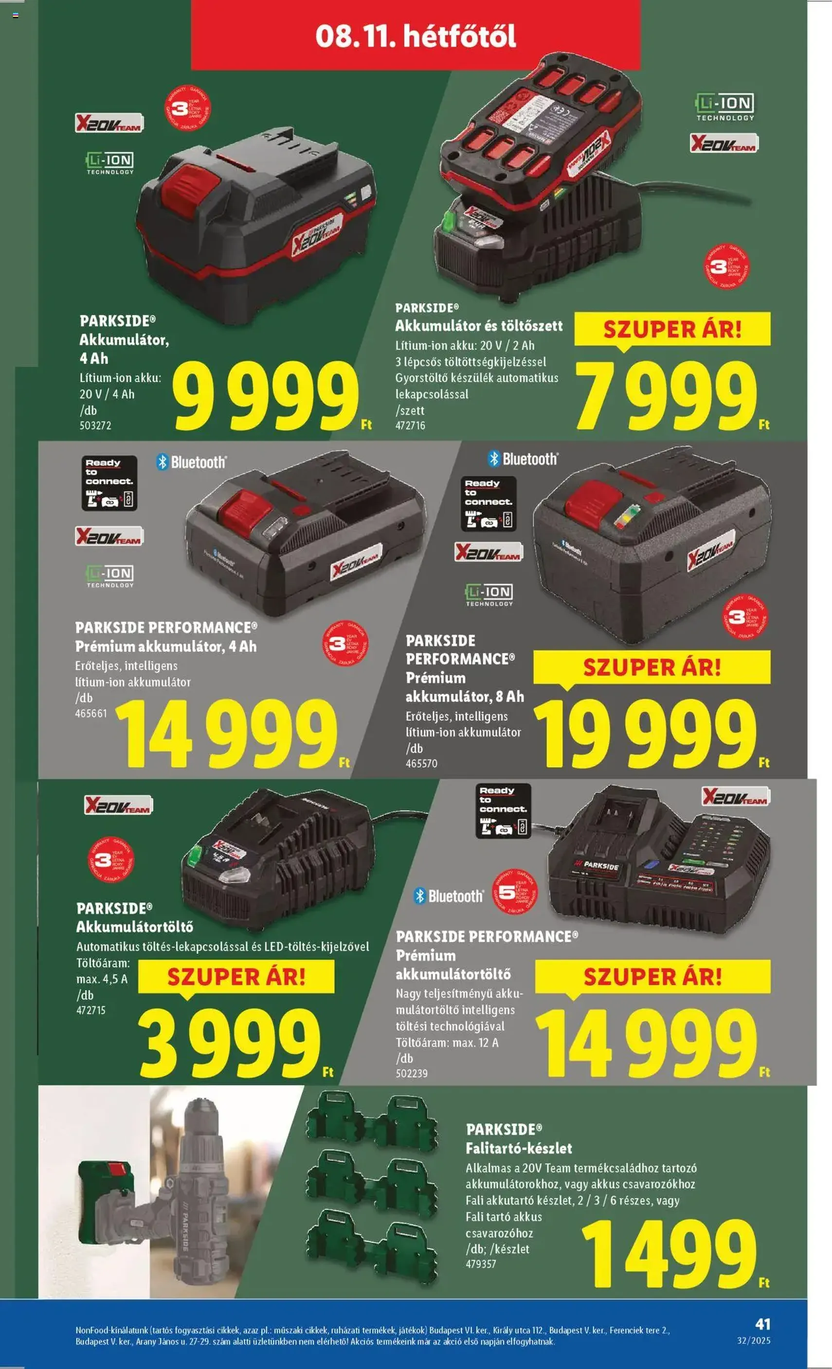 Lidl Akciós újság - 2025.08.07. érvényes szórólap 41 oldal 66 oldalból Lidl Akciós újság - 2025.08.07. érvényes szórólap 41 oldal 66 oldalból