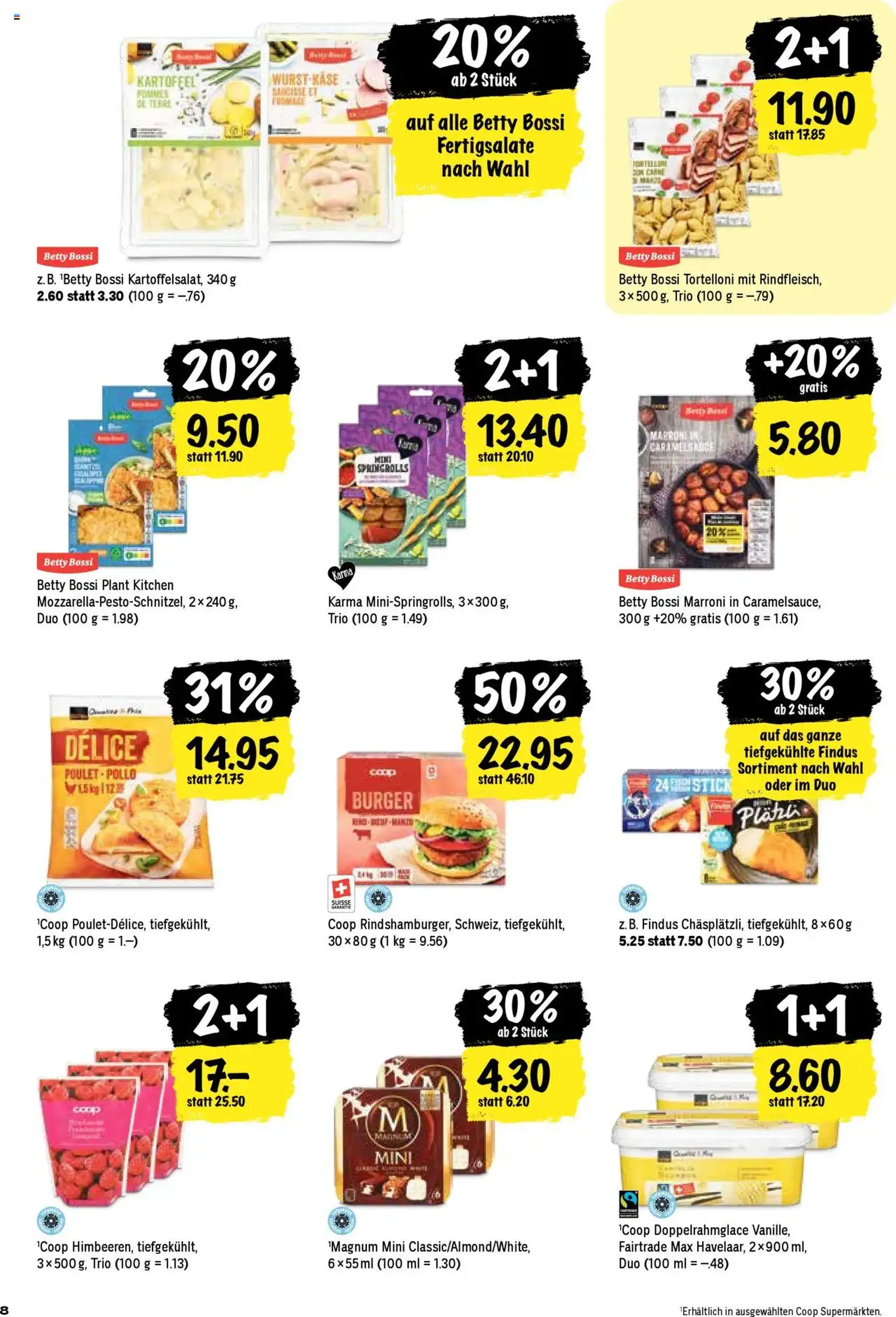 Coop Aktionen - Gültiger Prospekt ab 04.09.2025, Seite 8 von insgesamt 24 Coop Aktionen - Gültiger Prospekt ab 04.09.2025, Seite 8 von insgesamt 24