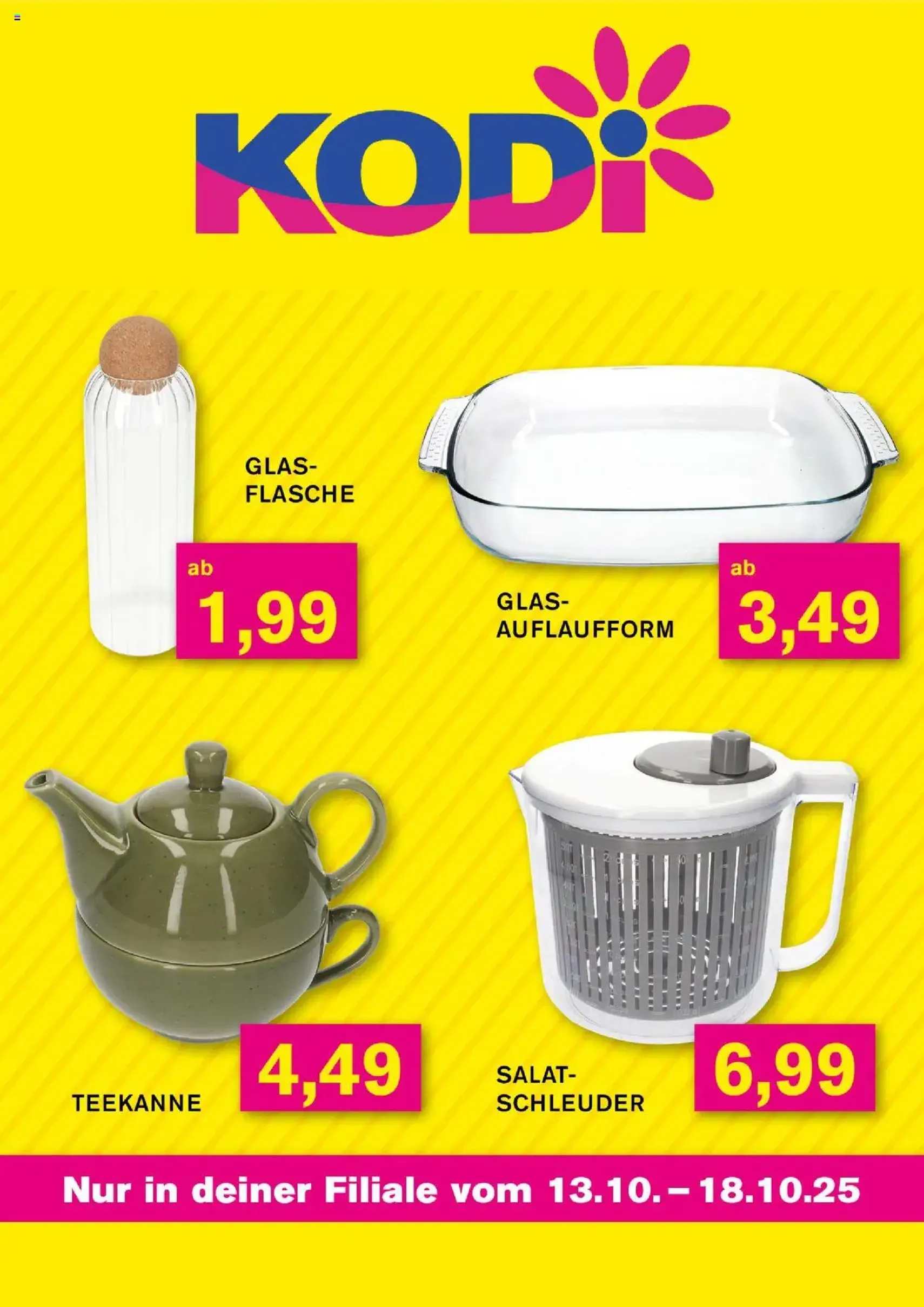 KODi Prospekt - Gültiger Prospekt ab 13.10.2025, Seite 2 von insgesamt 2