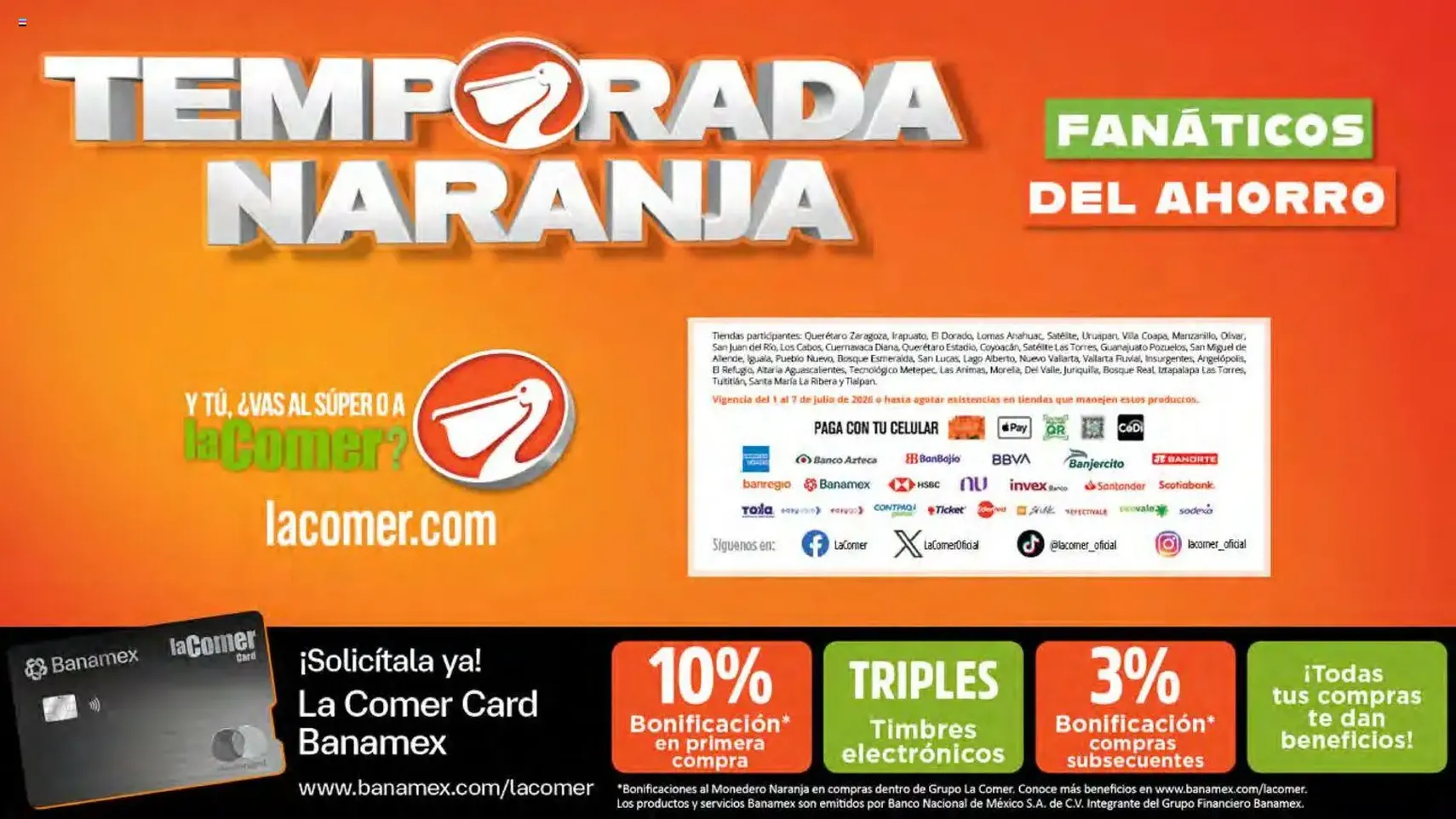 La Comer folleto - folleto válido desde 01/07/2026 página 44 de 44