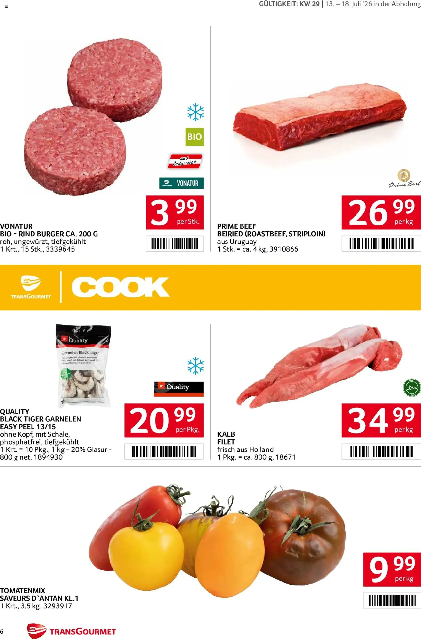 Transgourmet Flugblatt - Gültiger Prospekt ab 13.07.2026, Seite 6 von insgesamt 44