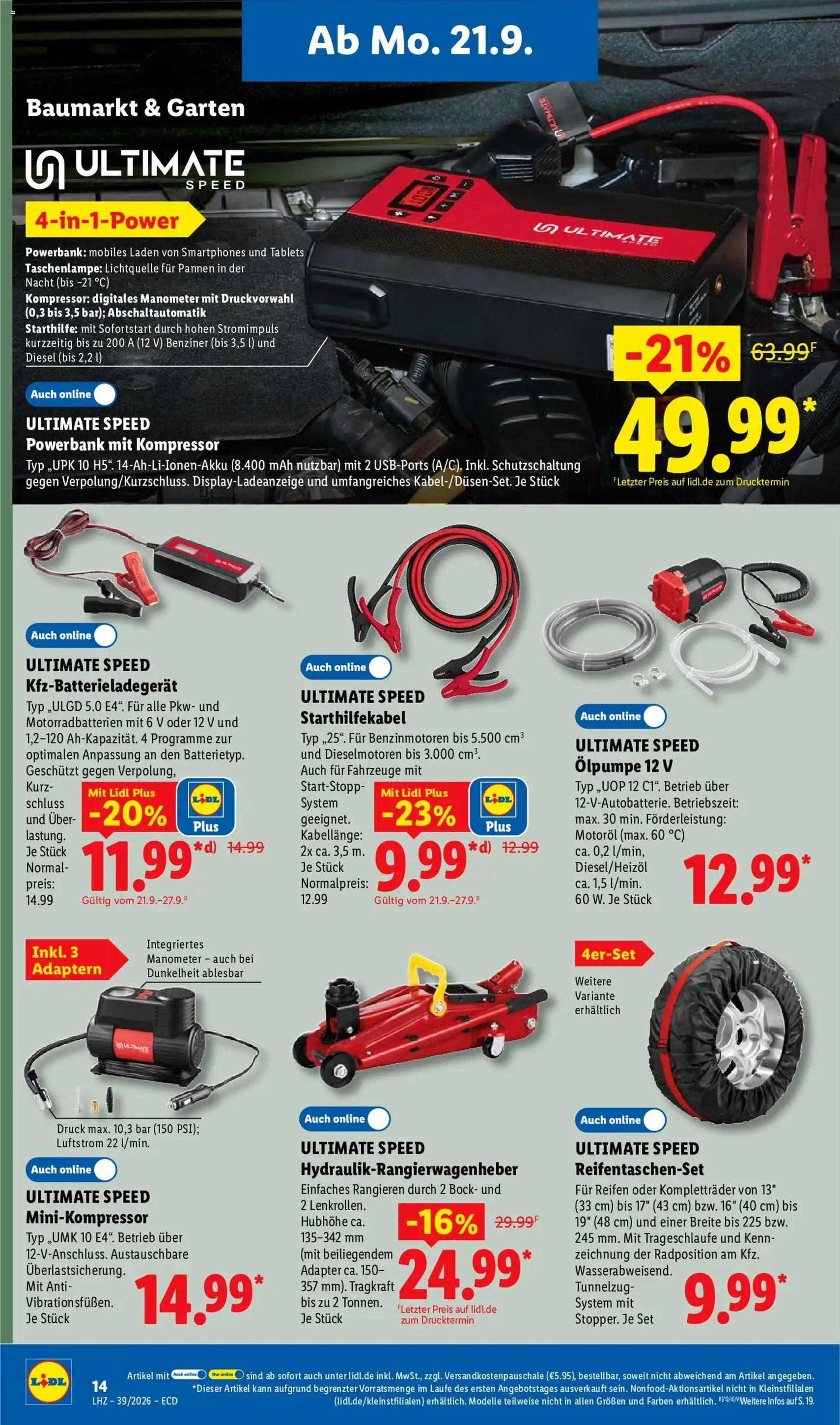 Lidl Prospekt - Gültiger Prospekt ab 21.09.2026, Seite 26 von insgesamt 65
