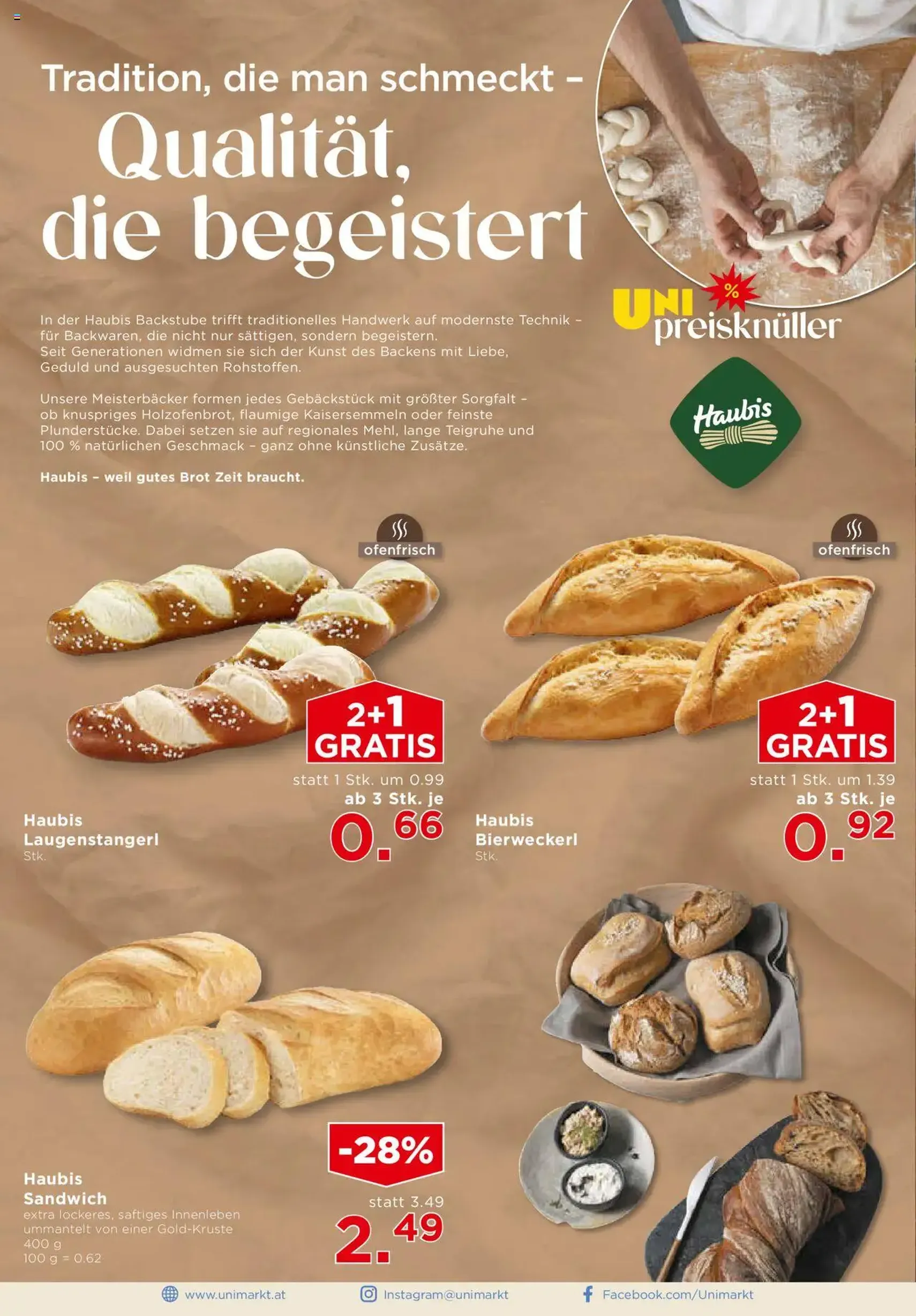 Unimarkt Flugblatt - Gültiger Prospekt ab 20.08.2025, Seite 10 von insgesamt 16 Unimarkt Flugblatt - Gültiger Prospekt ab 20.08.2025, Seite 10 von insgesamt 16