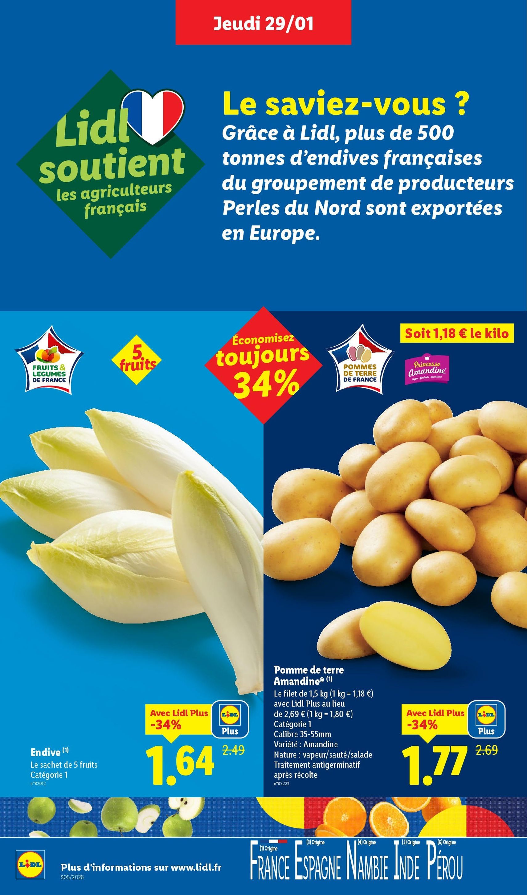 LIDL catalogue semaine 5 - brochure valable à partir du 29/01/2026, page 2 sur 75