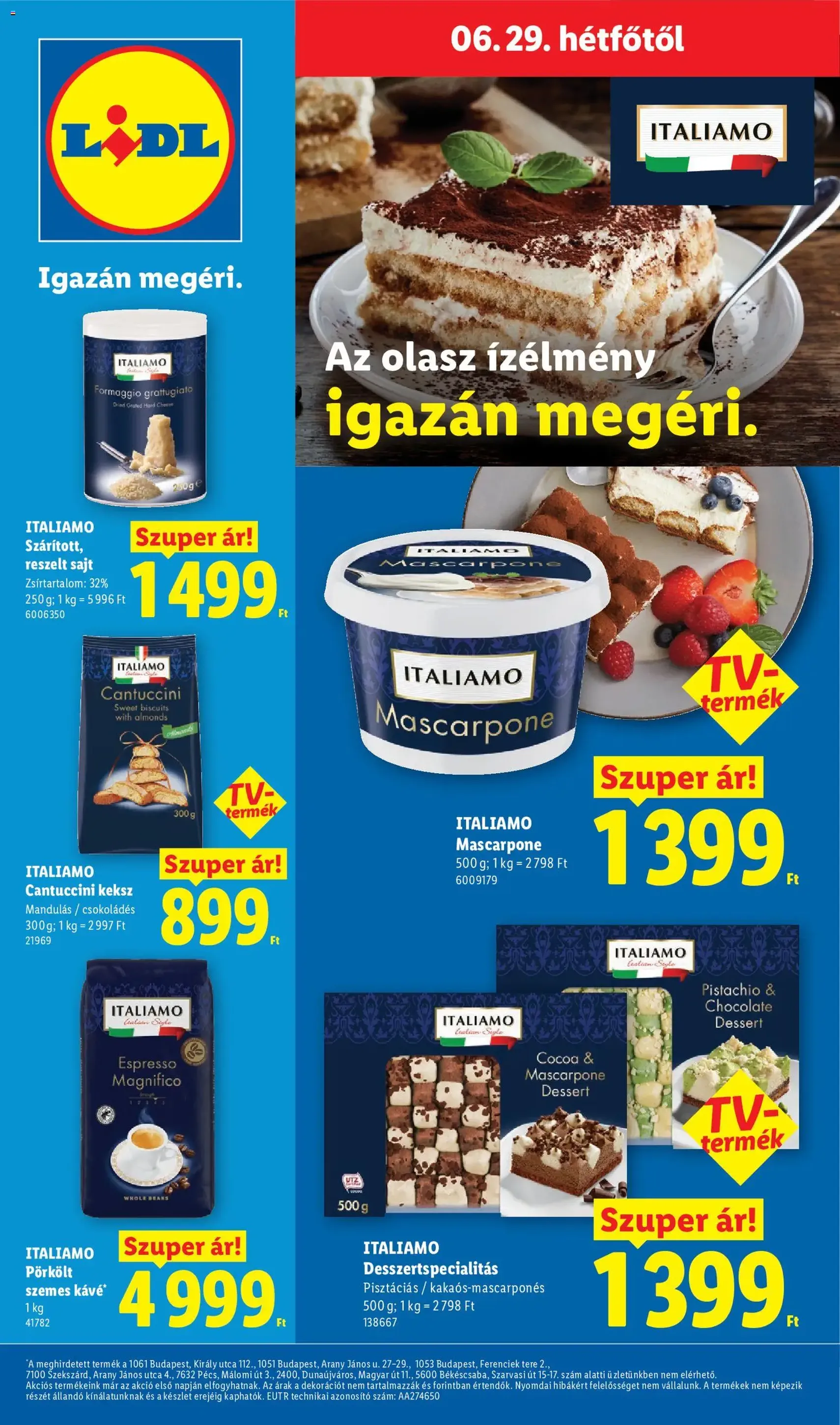 Lidl akciós újság - 2026.06.25. érvényes szórólap 74 oldal 74 oldalból