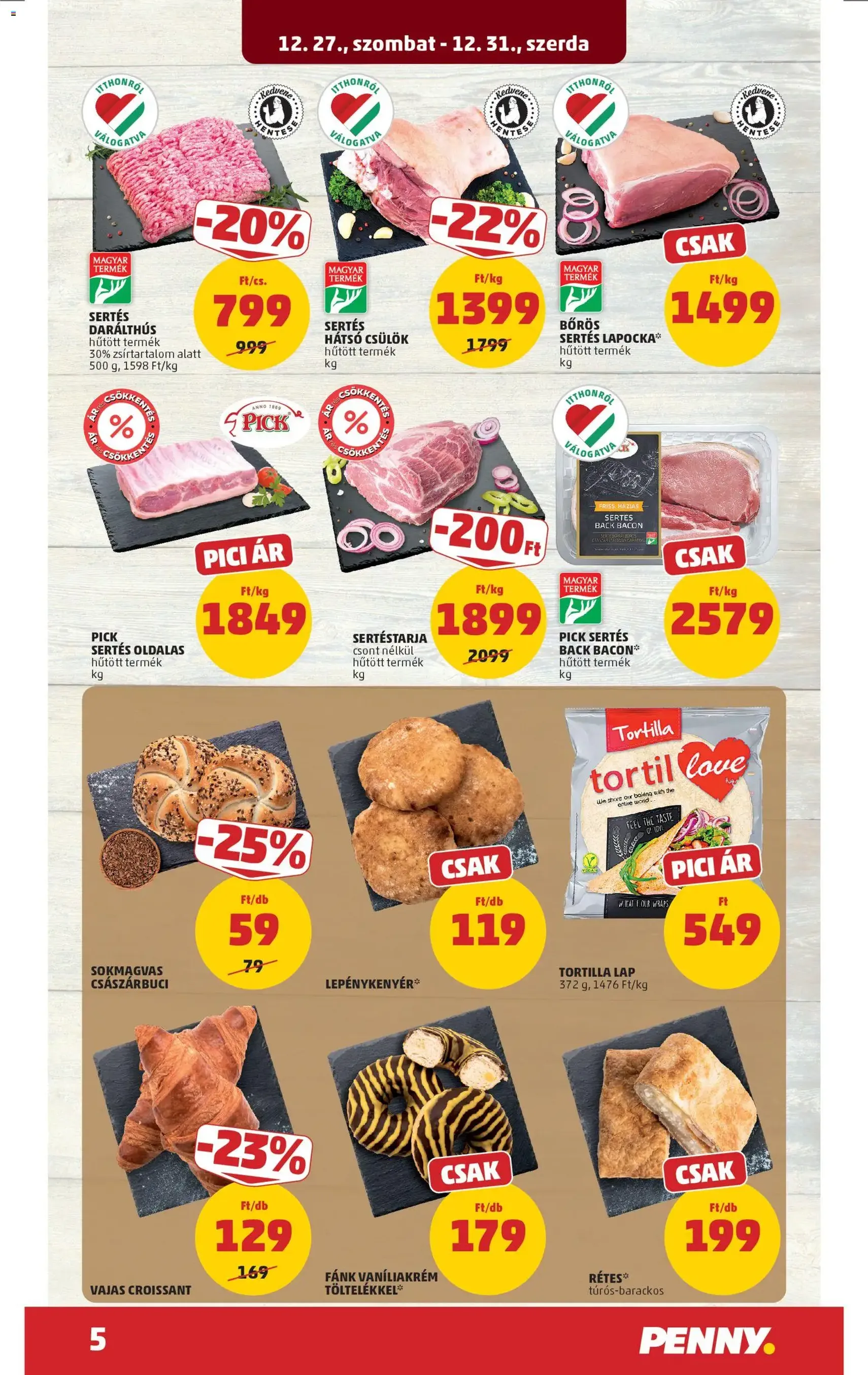 PENNY Akciós újság - 2025.12.27. érvényes szórólap 7 oldal 30 oldalból