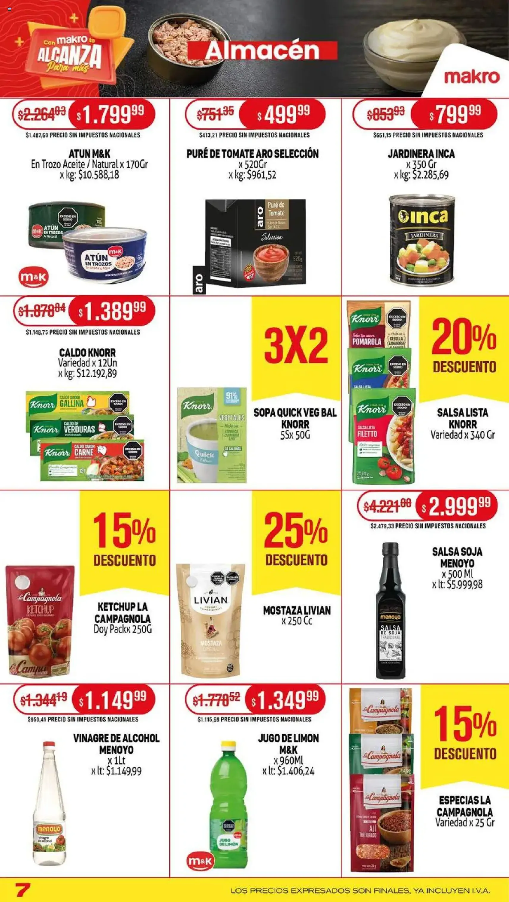 Makro ofertas - folleto válido desde 07/08/2025 página 7 de 19