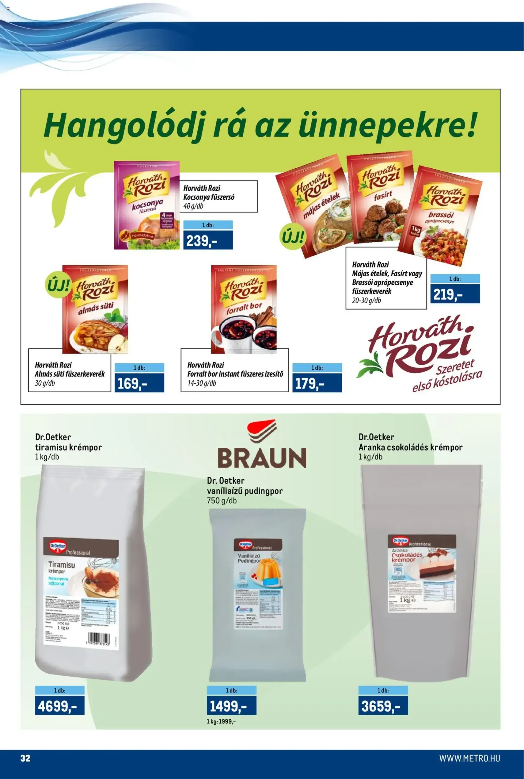 Metro Akciós újság - 2025.11.15. érvényes szórólap 32 oldal 55 oldalból