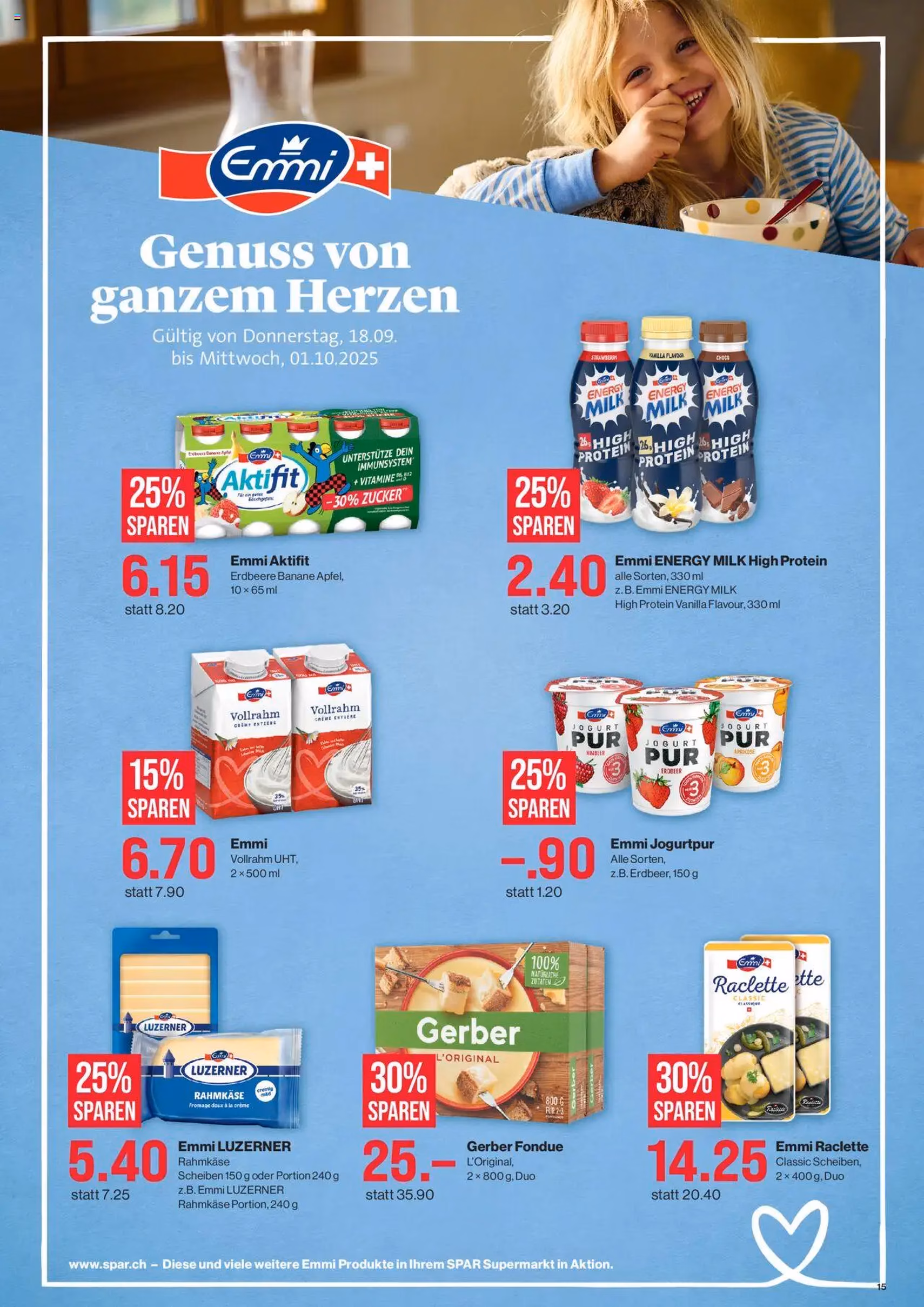 SPAR Aktionen - Gültiger Prospekt ab 18.09.2025, Seite 15 von insgesamt 20
