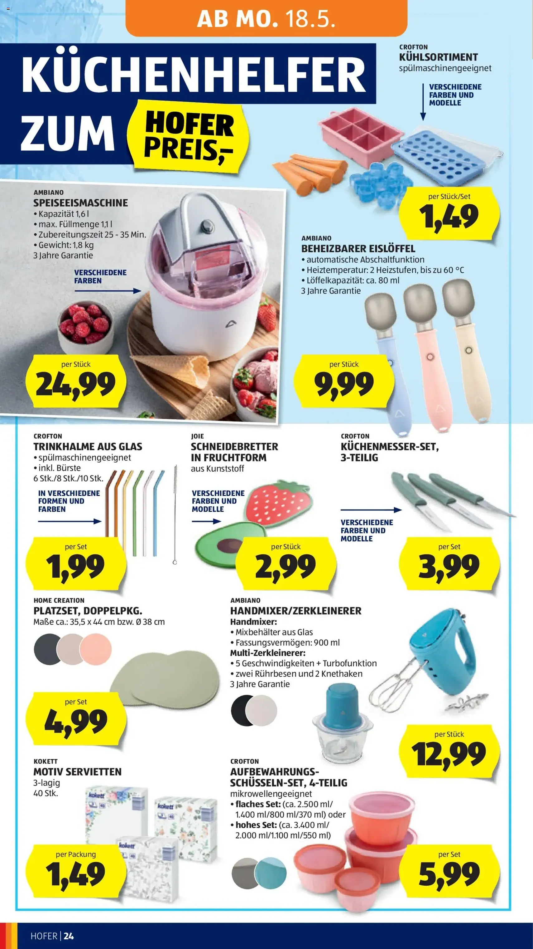 Hofer Flugblatt - Gültiger Prospekt ab 15.05.2026, Seite 30 von insgesamt 46